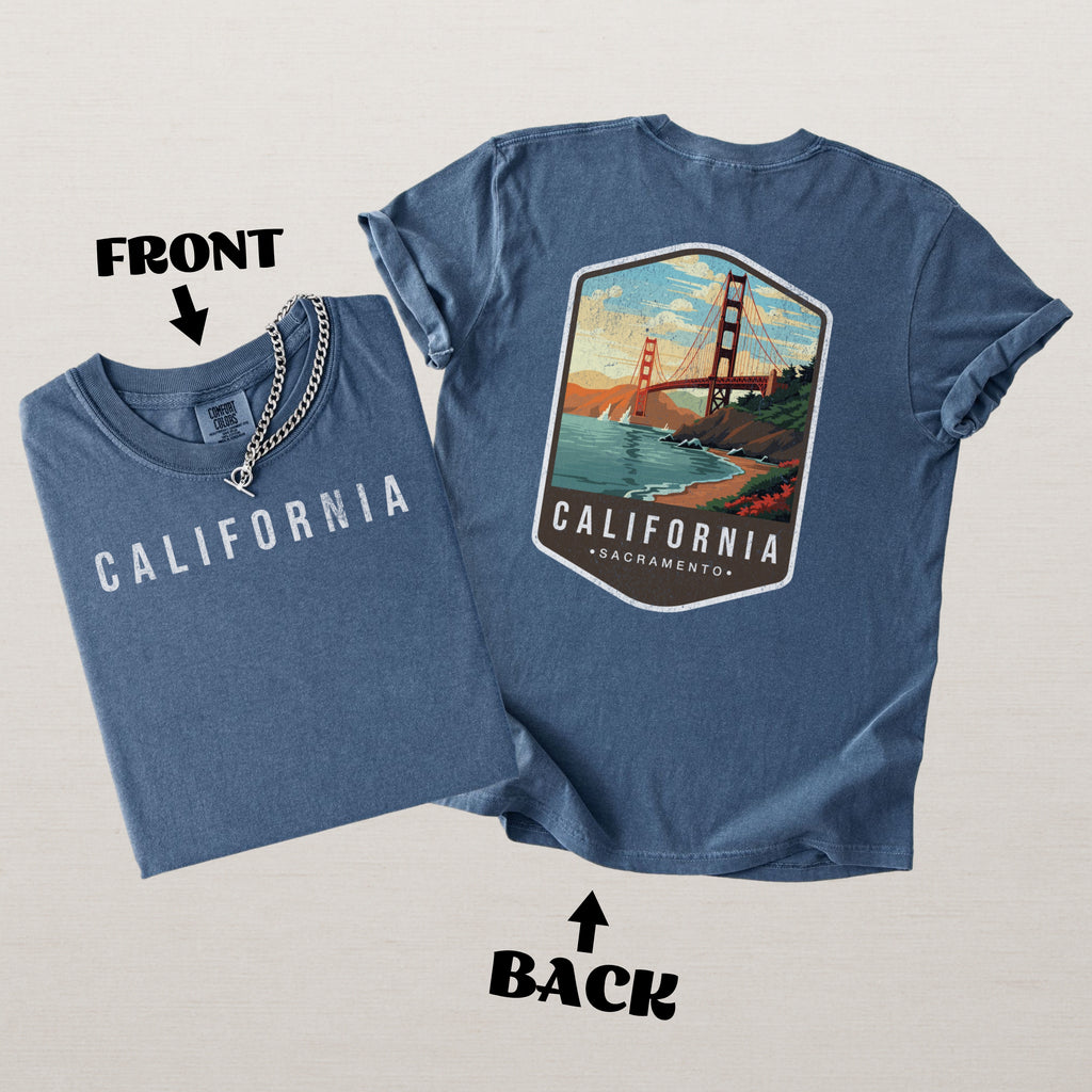 California Scenic Badge Shirt – Sacramento Landmark Edition