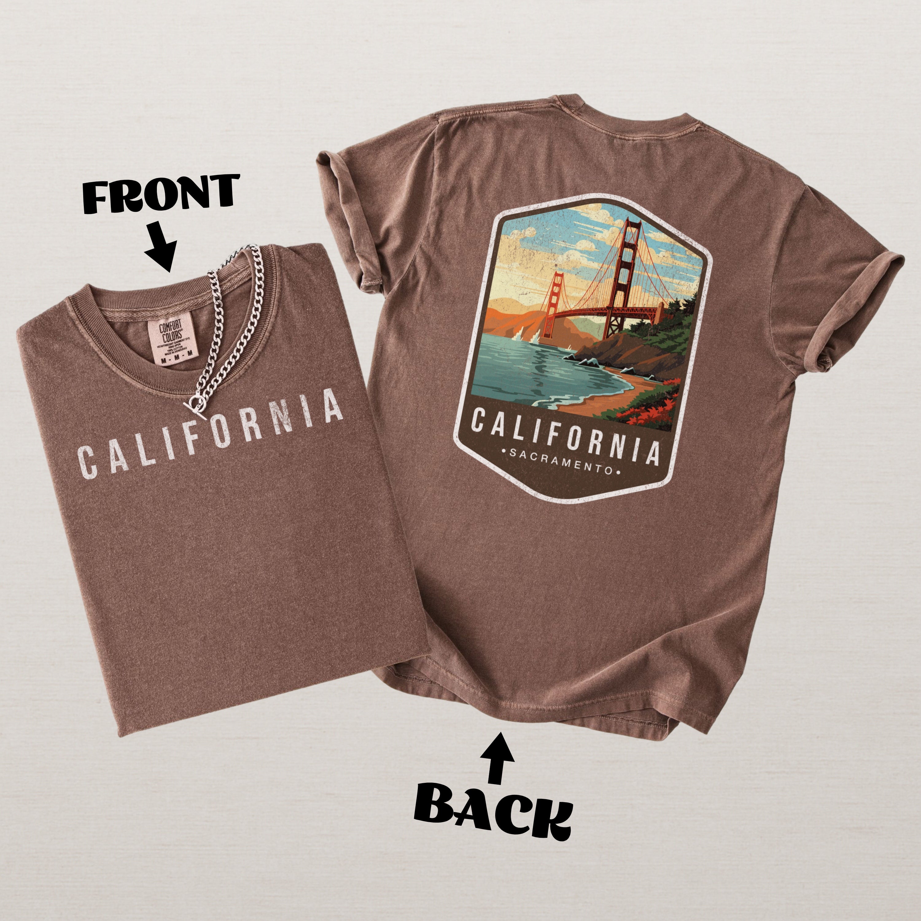 California Scenic Badge Shirt – Sacramento Landmark Edition