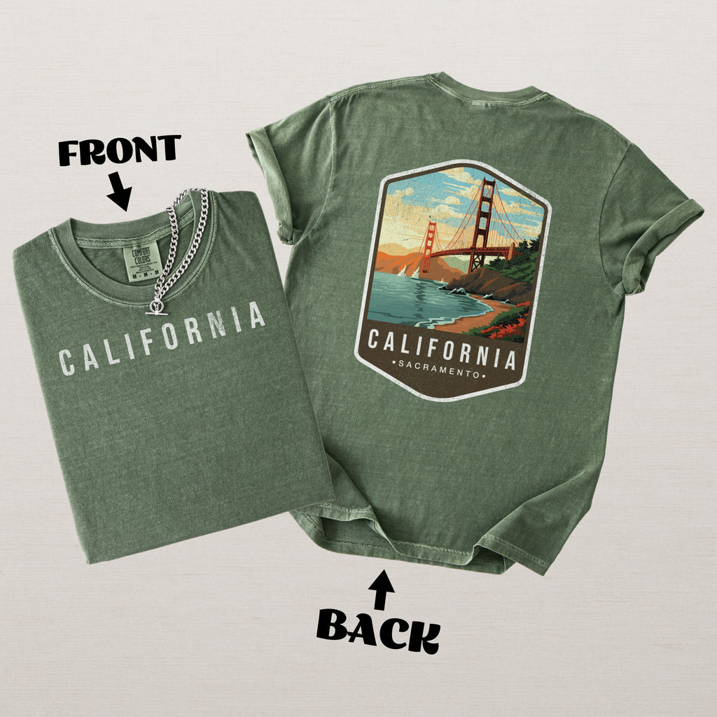 California Scenic Badge Shirt – Sacramento Landmark Edition