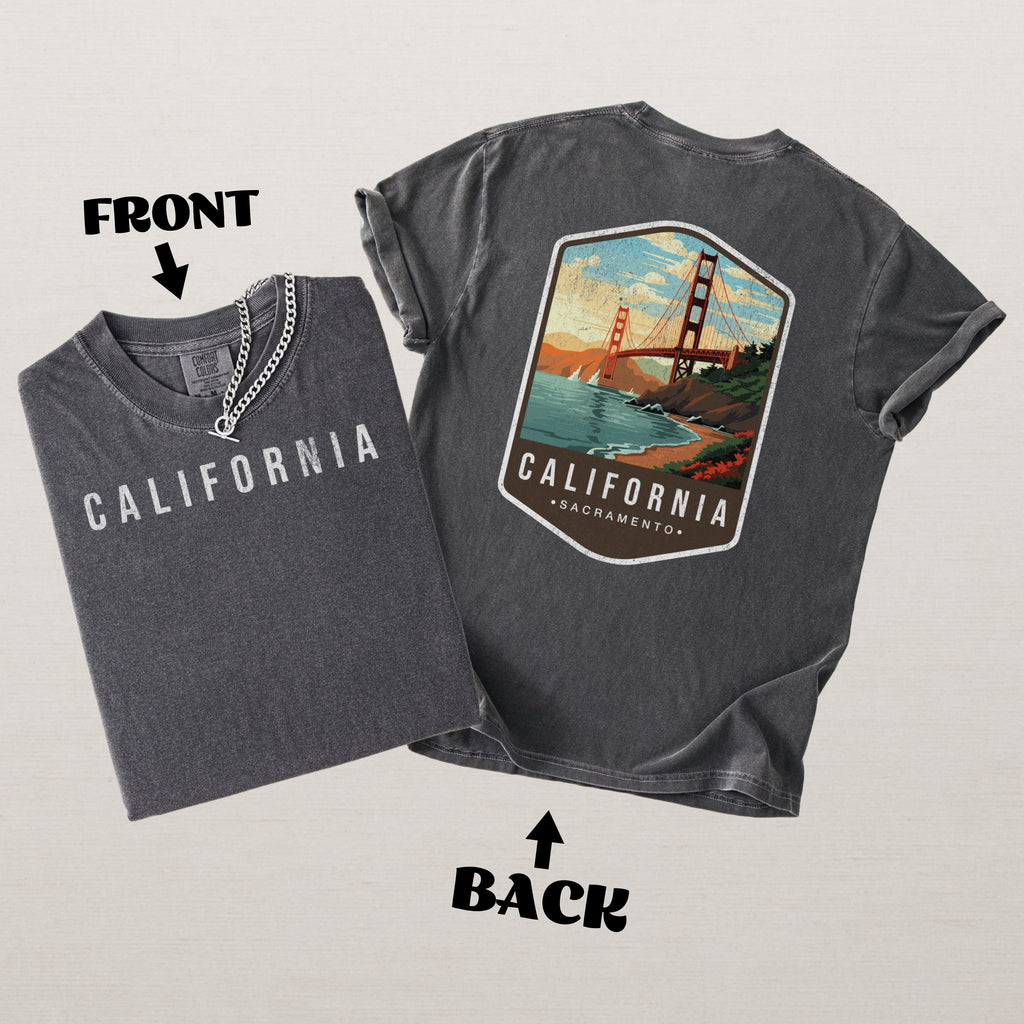 California Scenic Badge Shirt – Sacramento Landmark Edition