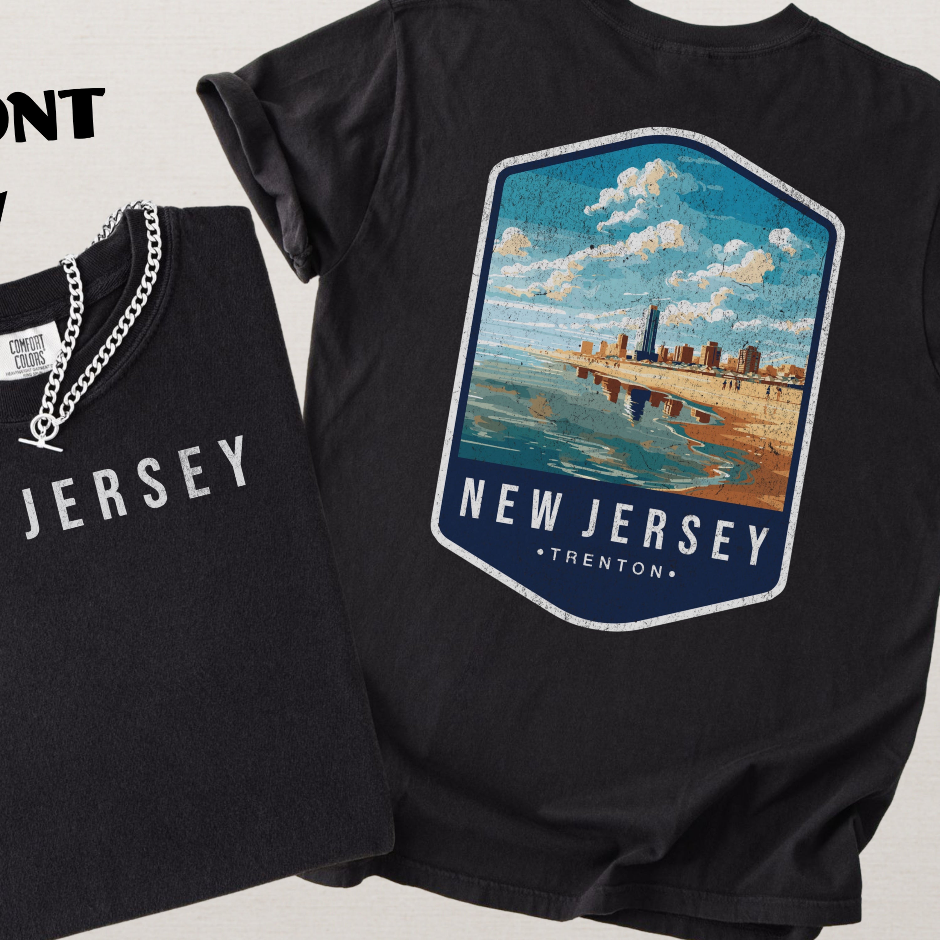 New Jersey Scenic Badge Shirt – Trenton Edition