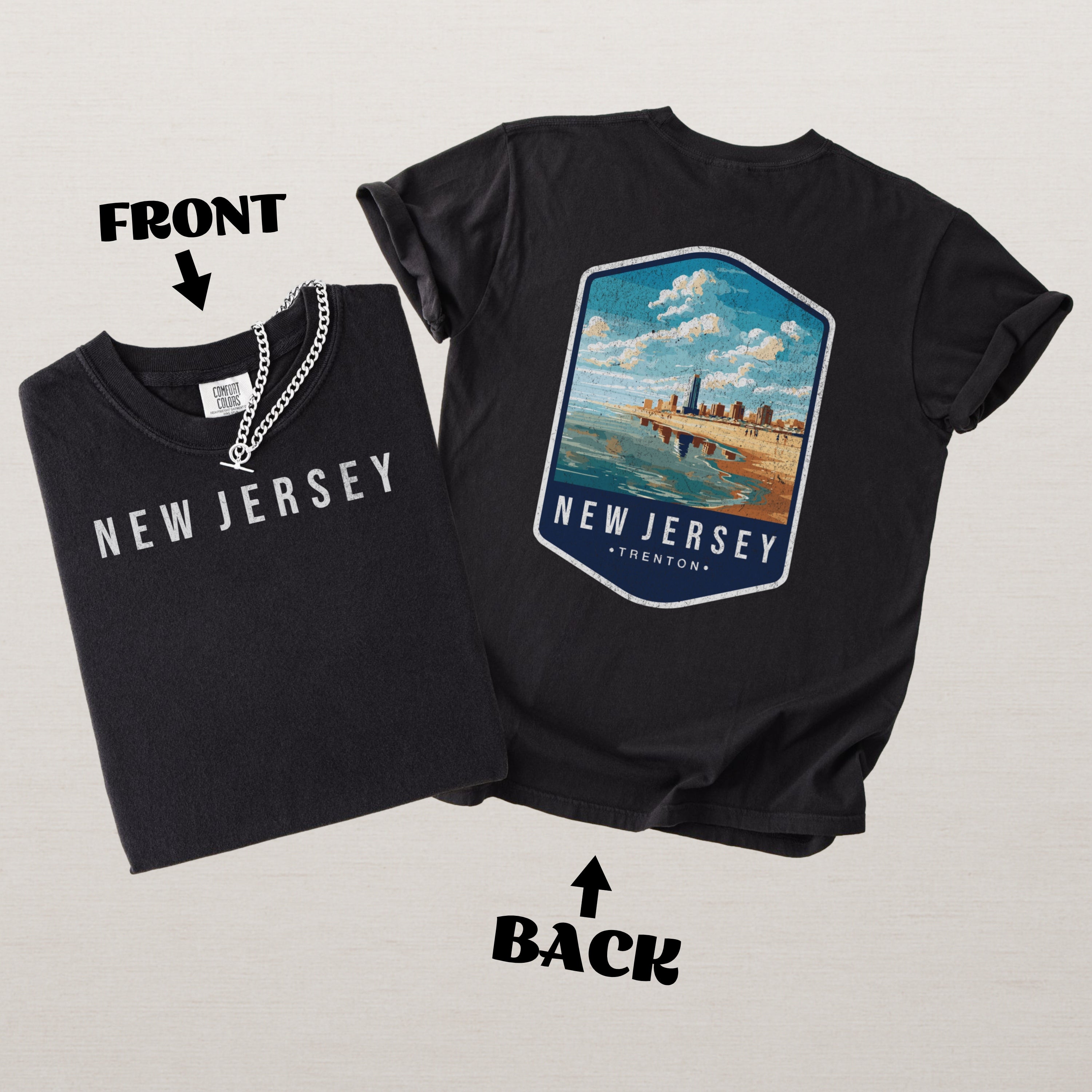 New Jersey Scenic Badge Shirt – Trenton Edition