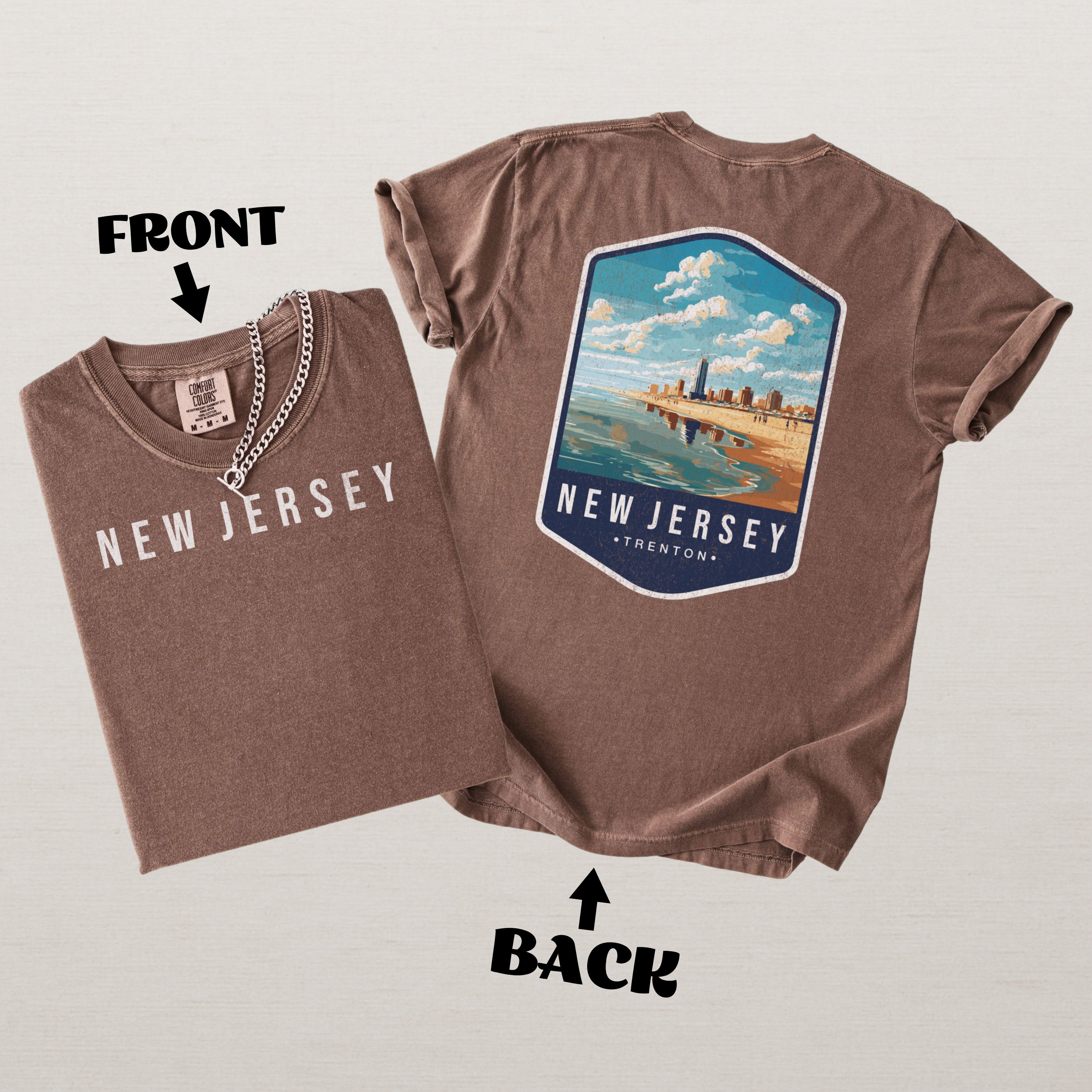 New Jersey Scenic Badge Shirt – Trenton Edition