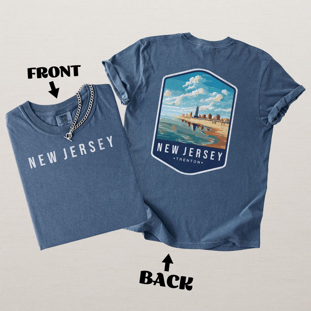 New Jersey Scenic Badge Shirt – Trenton Edition