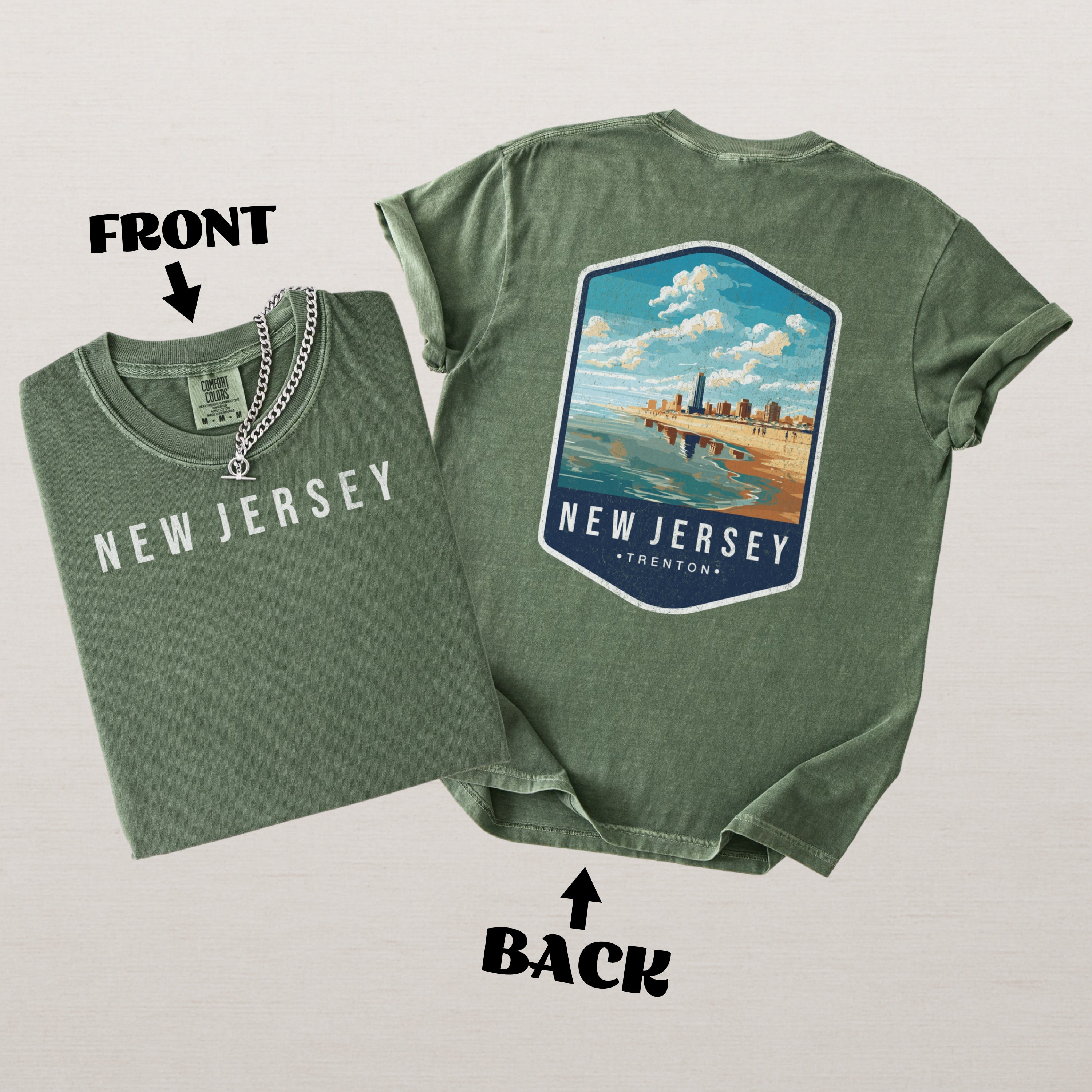 New Jersey Scenic Badge Shirt – Trenton Edition