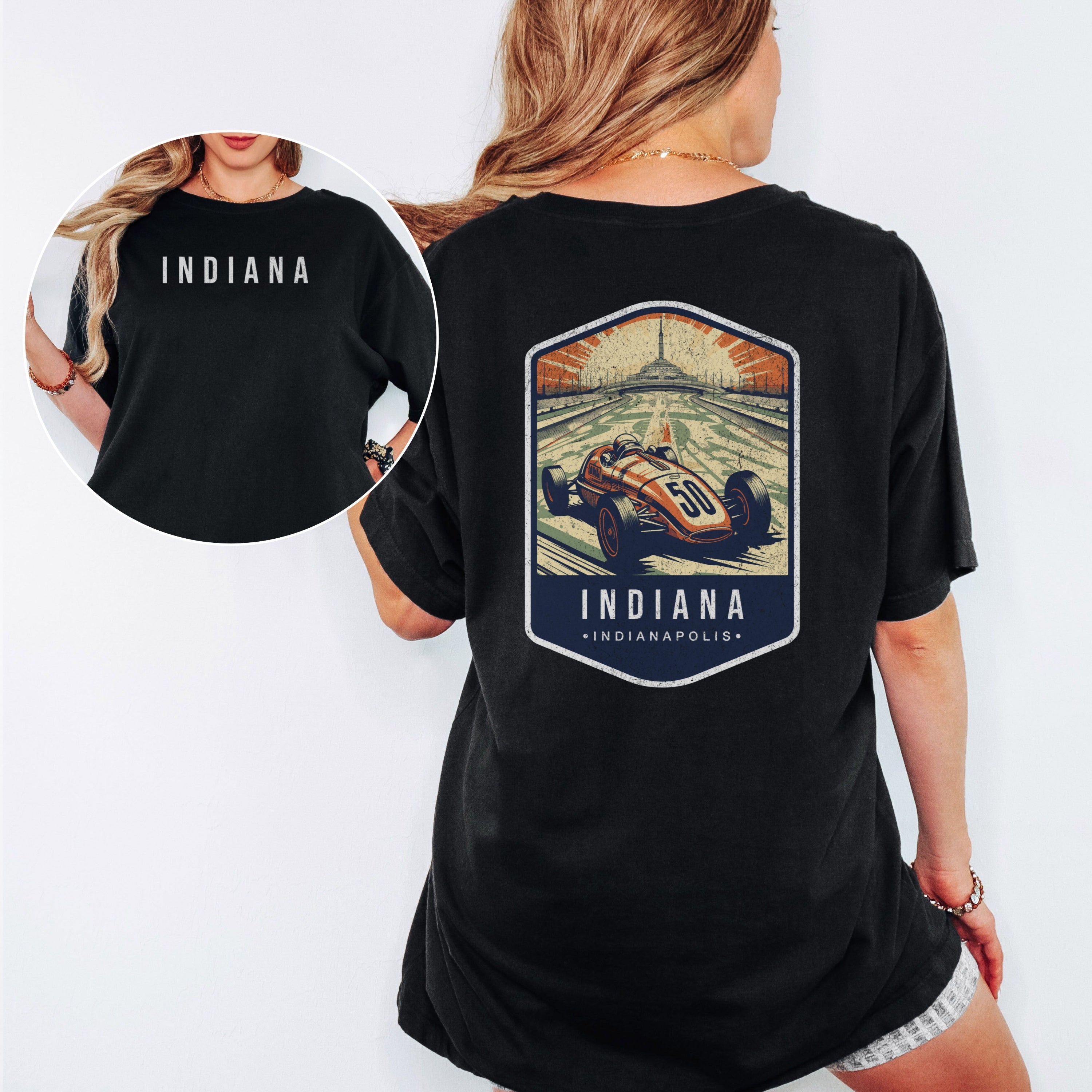 Indiana Scenic Badge Shirt – Indianapolis Edition