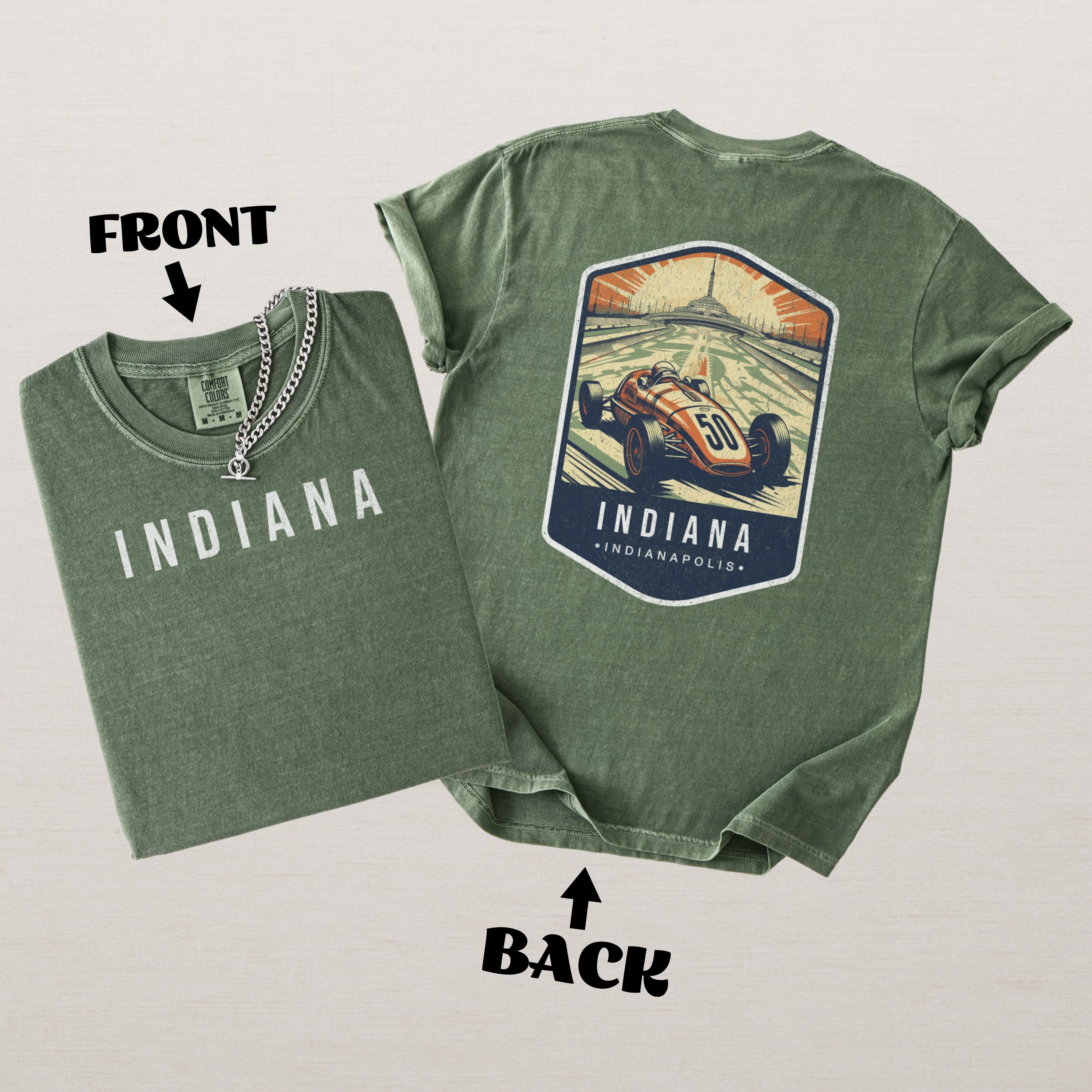 Indiana Scenic Badge Shirt – Indianapolis Edition