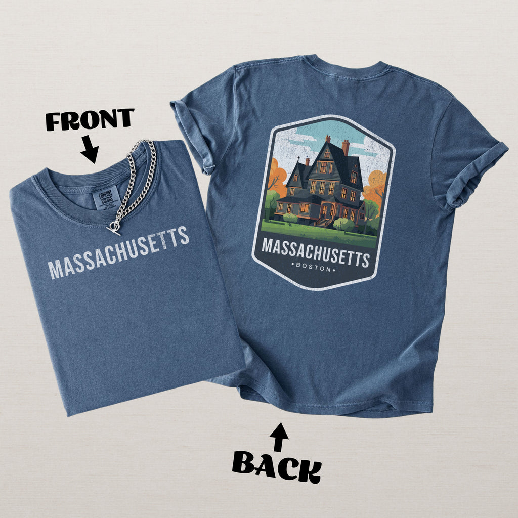 Massachusetts Scenic Badge Shirt – Boston Harbor Edition