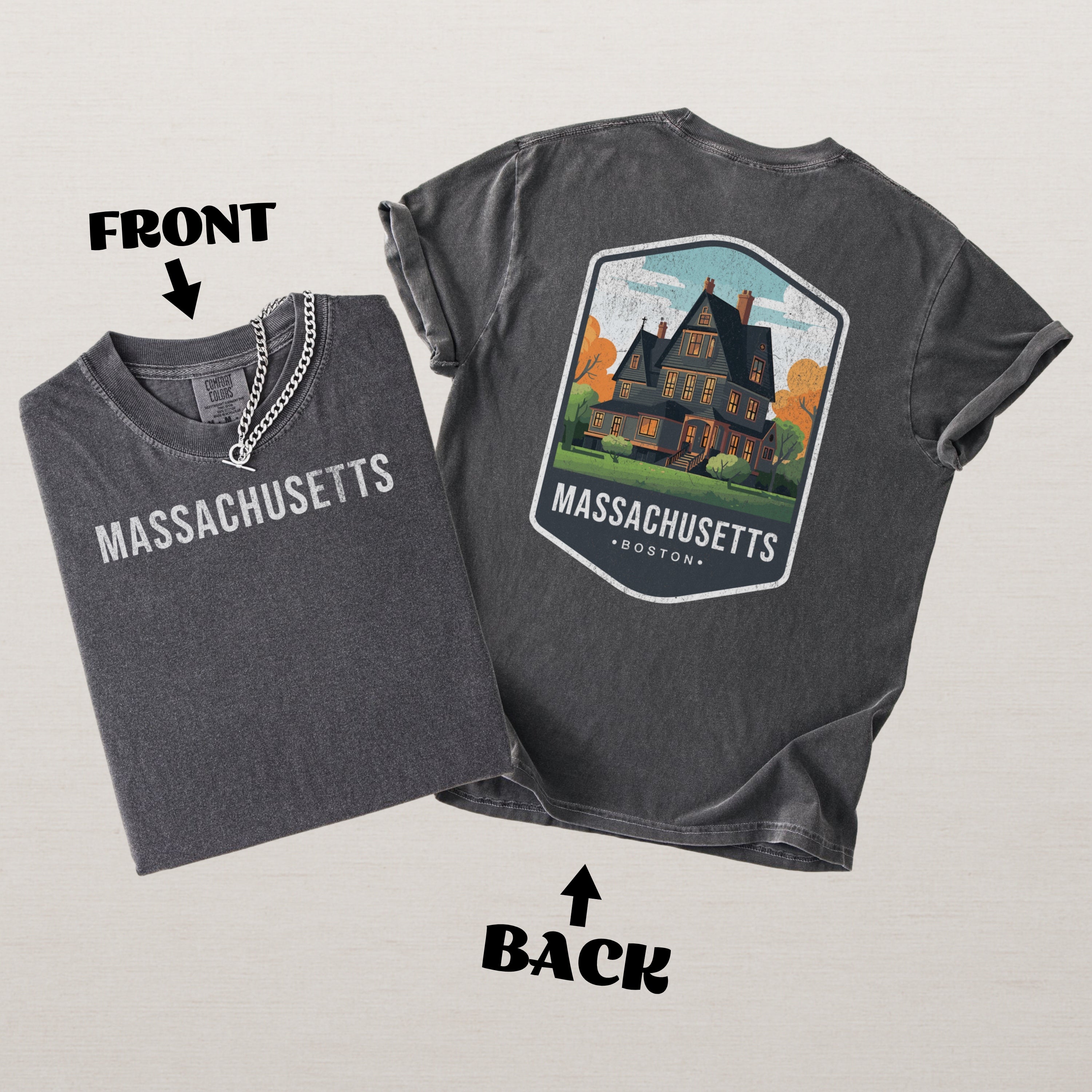 Massachusetts Scenic Badge Shirt – Boston Harbor Edition
