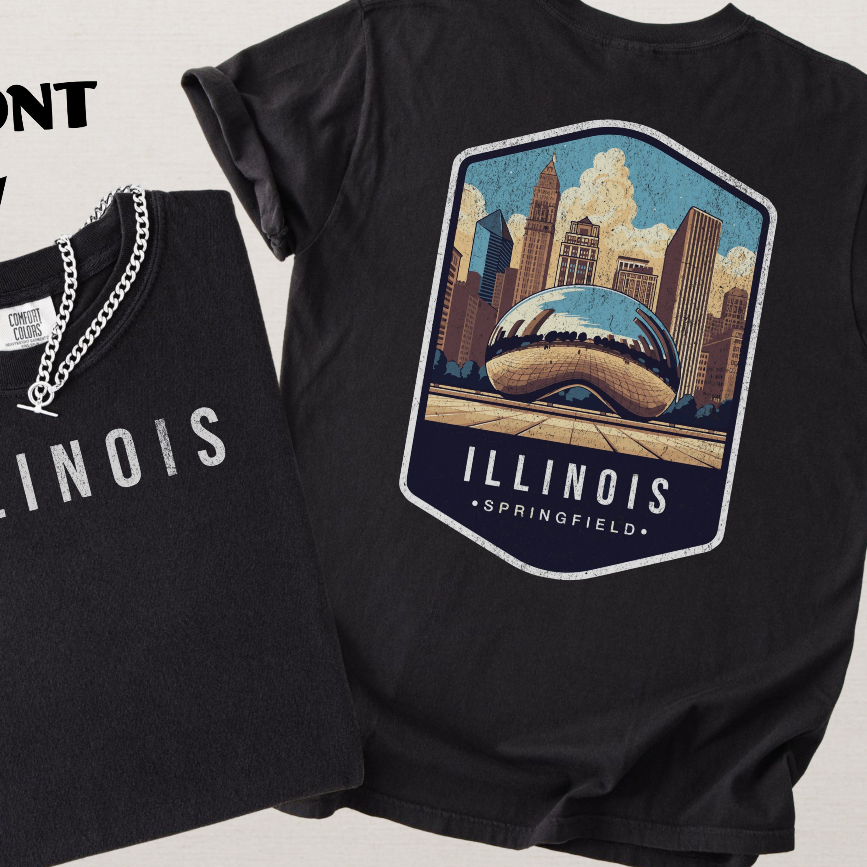 Illinois Scenic Badge Shirt – Springfield Edition