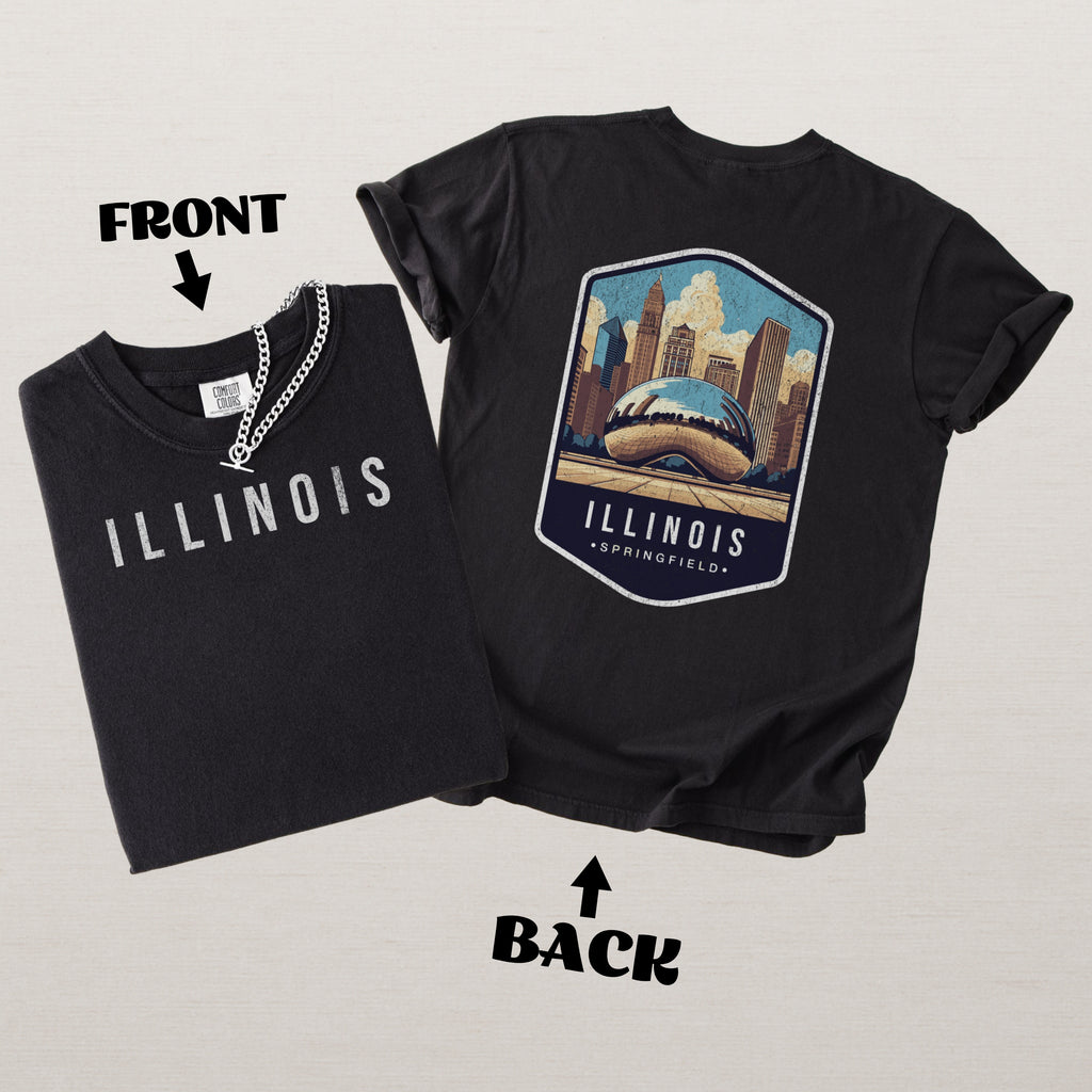 Illinois Scenic Badge Shirt – Springfield Edition