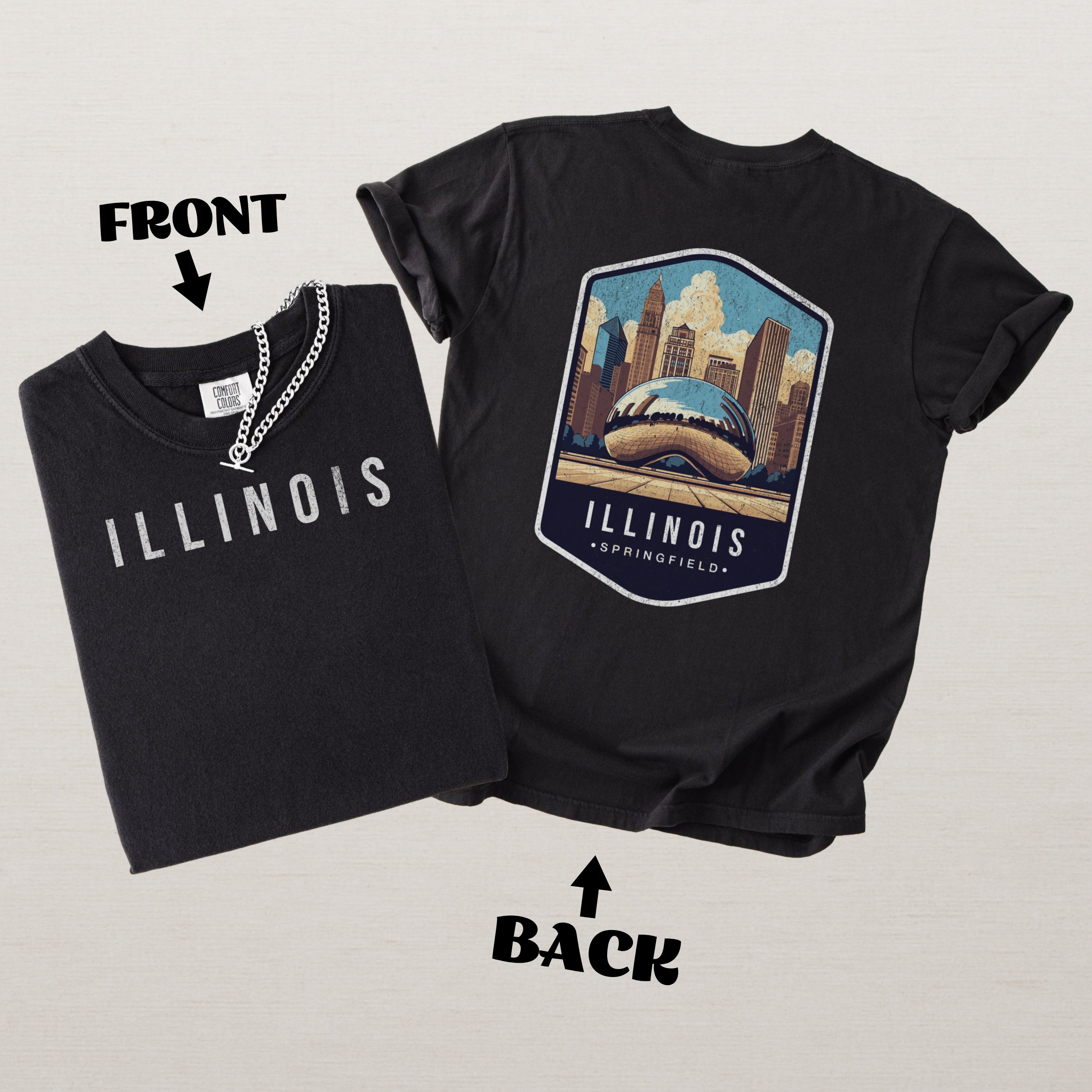 Illinois Scenic Badge Shirt – Springfield Edition