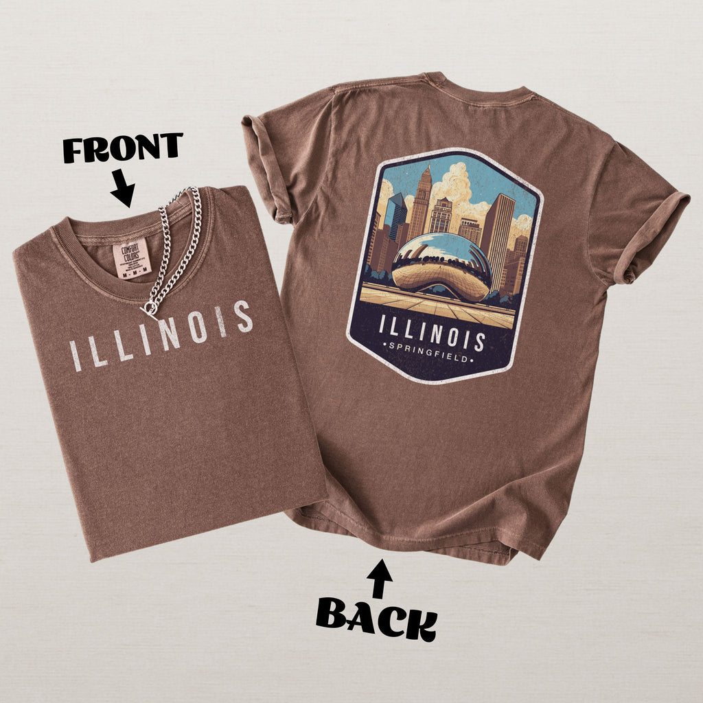 Illinois Scenic Badge Shirt – Springfield Edition
