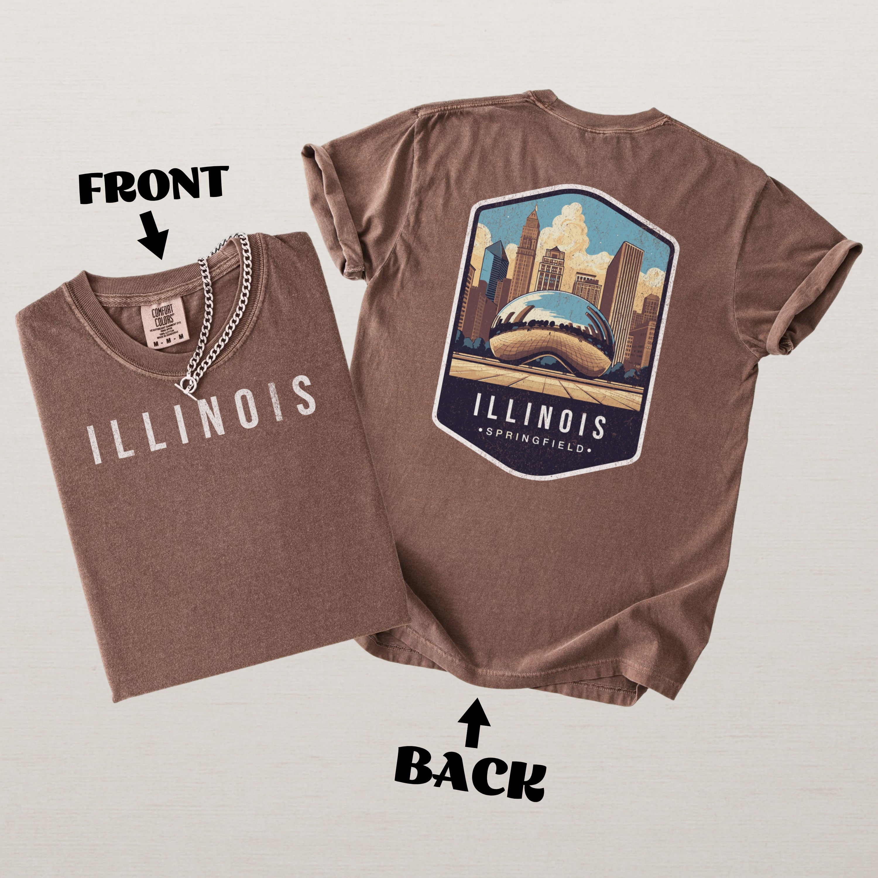 Illinois Scenic Badge Shirt – Springfield Edition