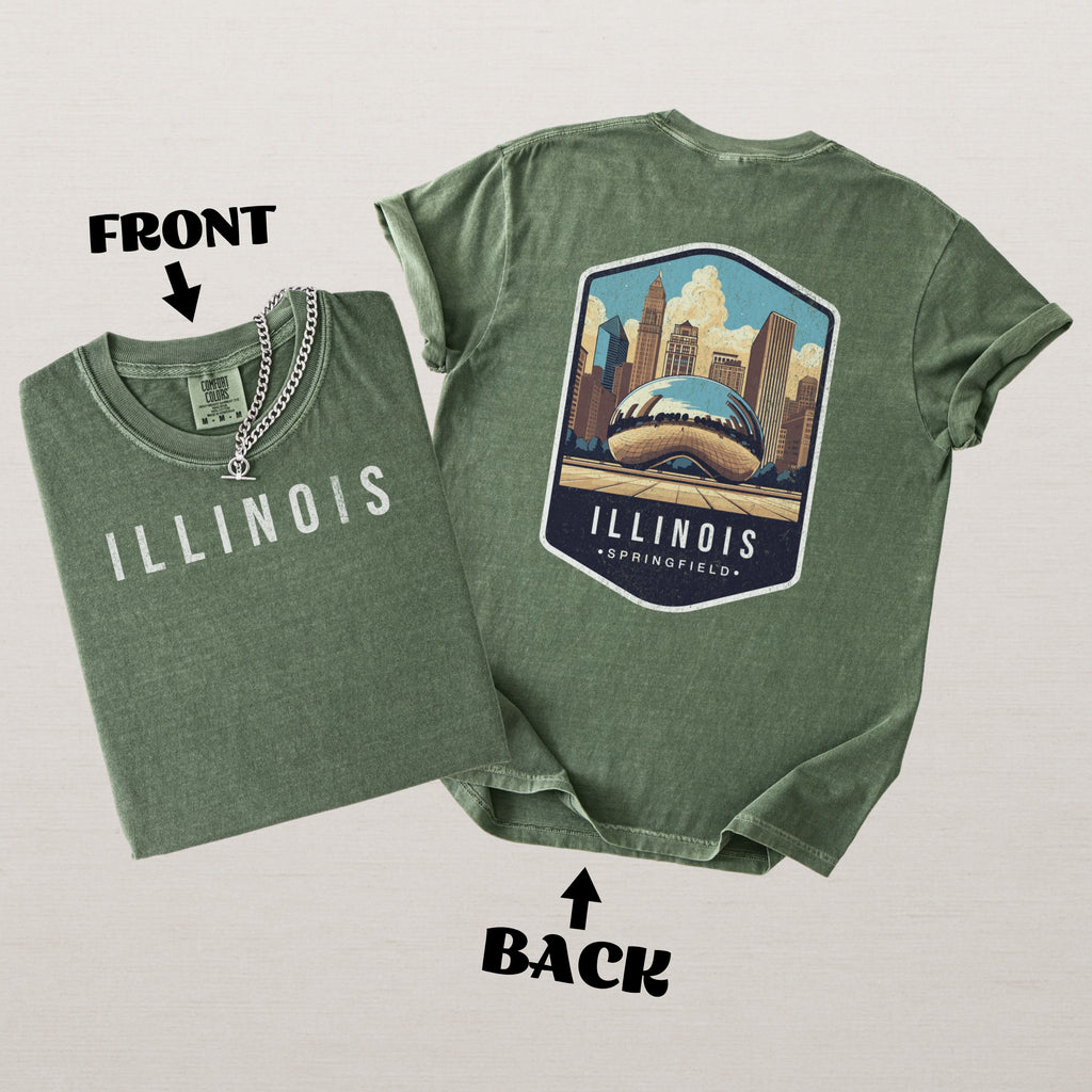 Illinois Scenic Badge Shirt – Springfield Edition