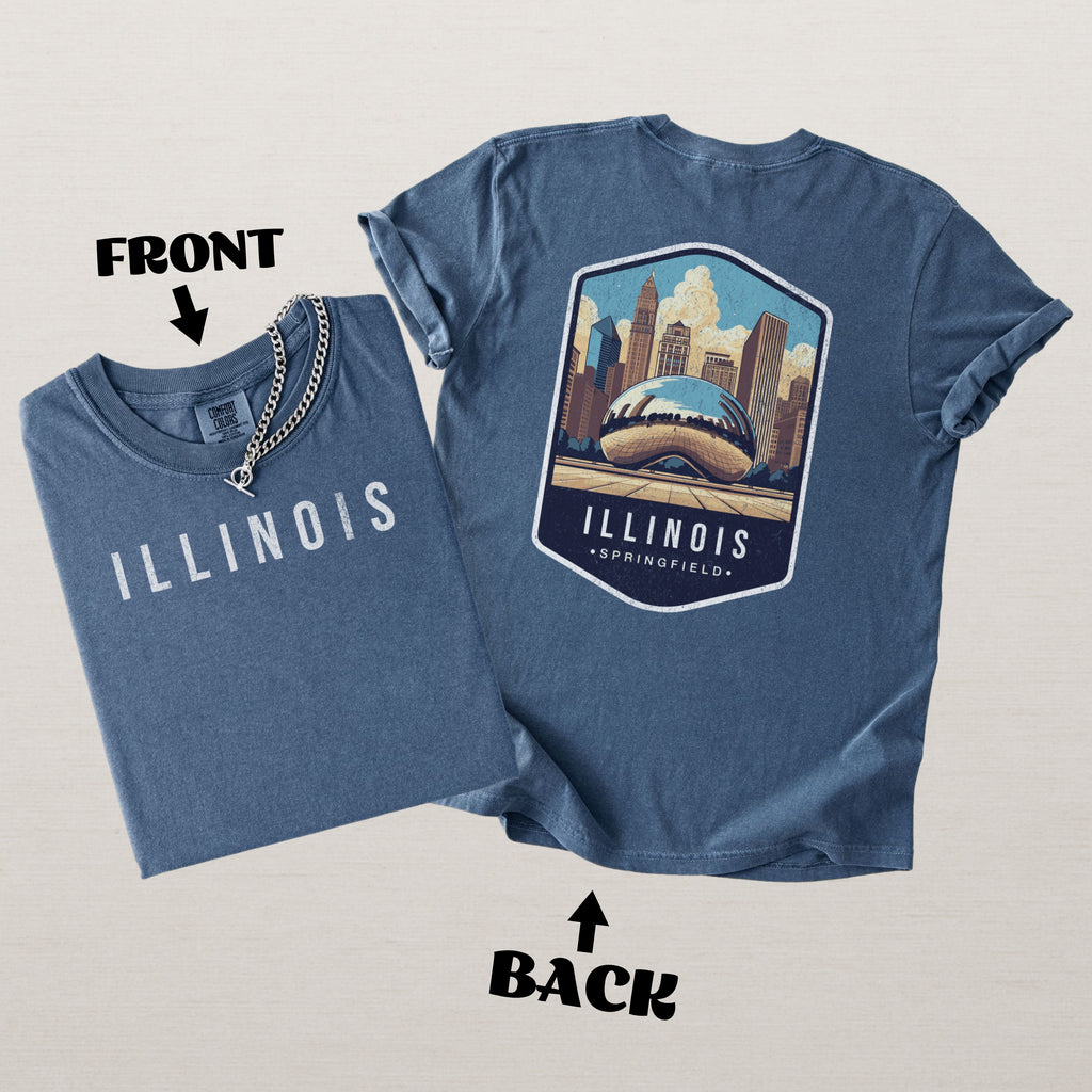 Illinois Scenic Badge Shirt – Springfield Edition