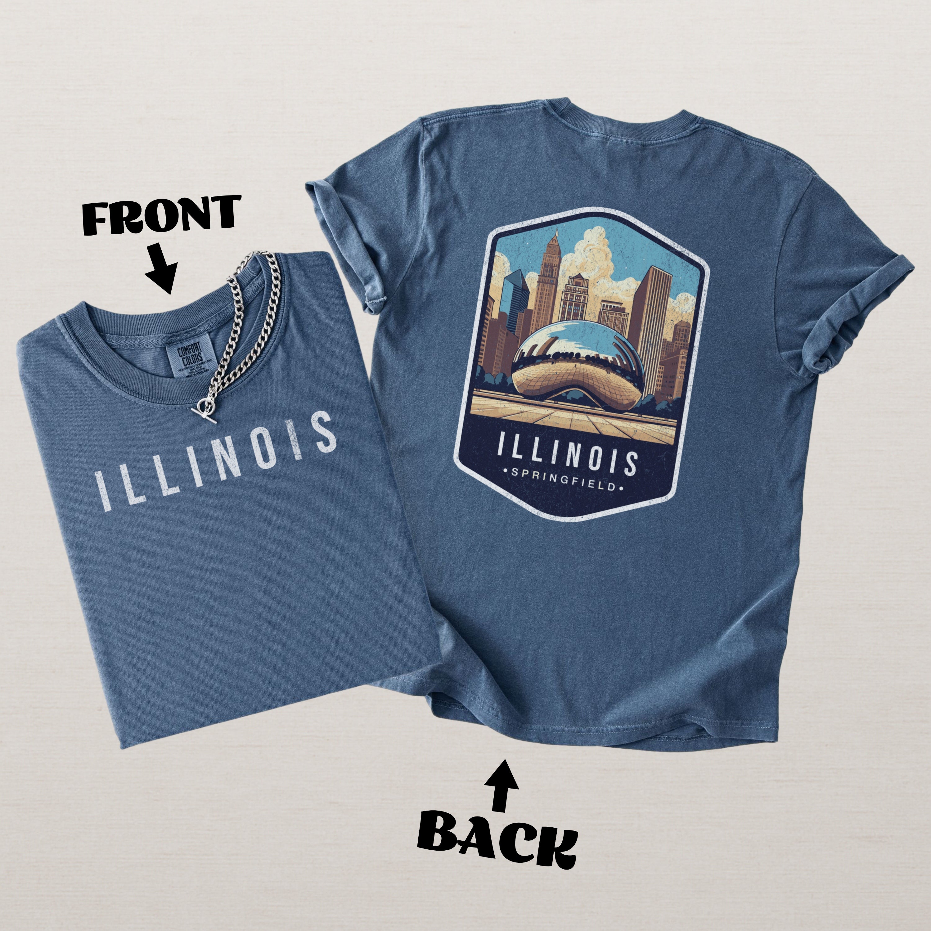 Illinois Scenic Badge Shirt – Springfield Edition