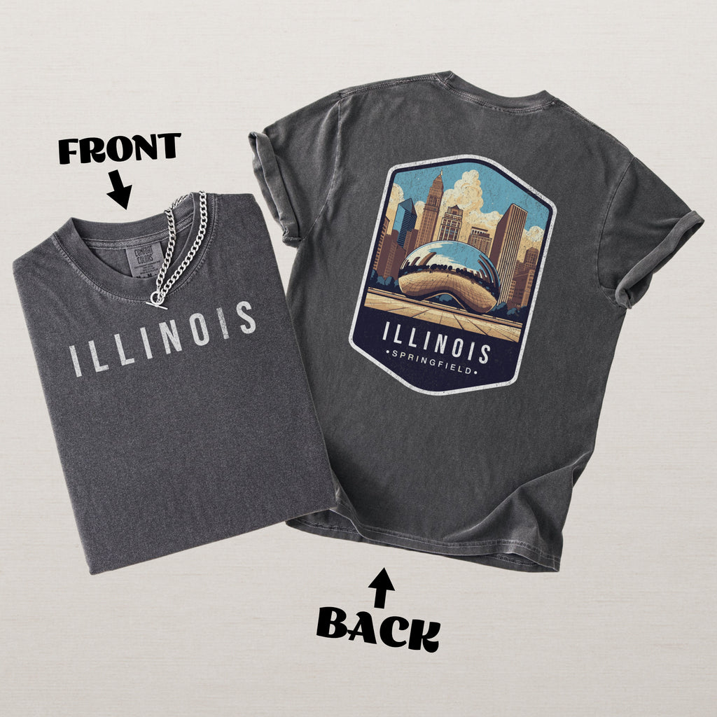 Illinois Scenic Badge Shirt – Springfield Edition