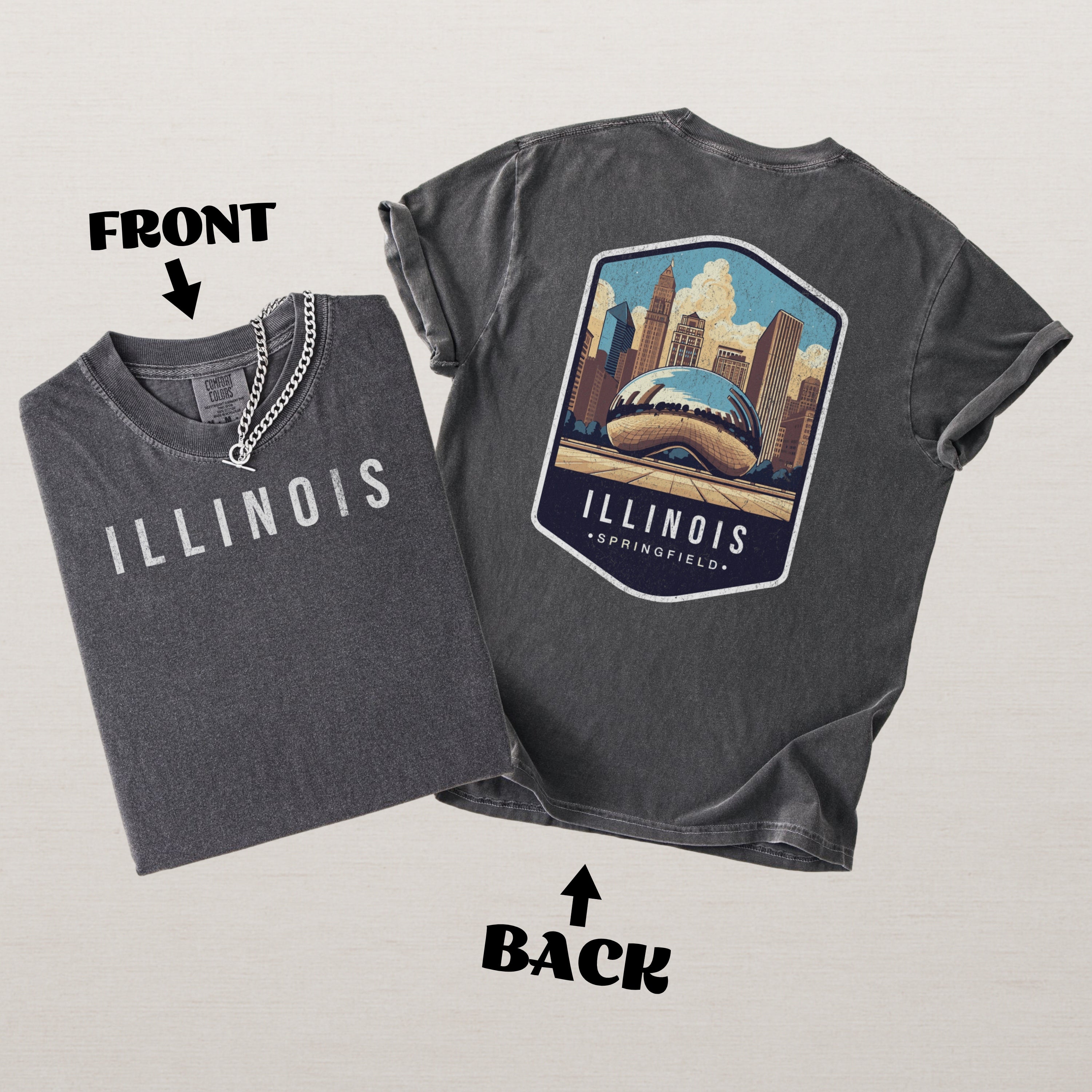 Illinois Scenic Badge Shirt – Springfield Edition