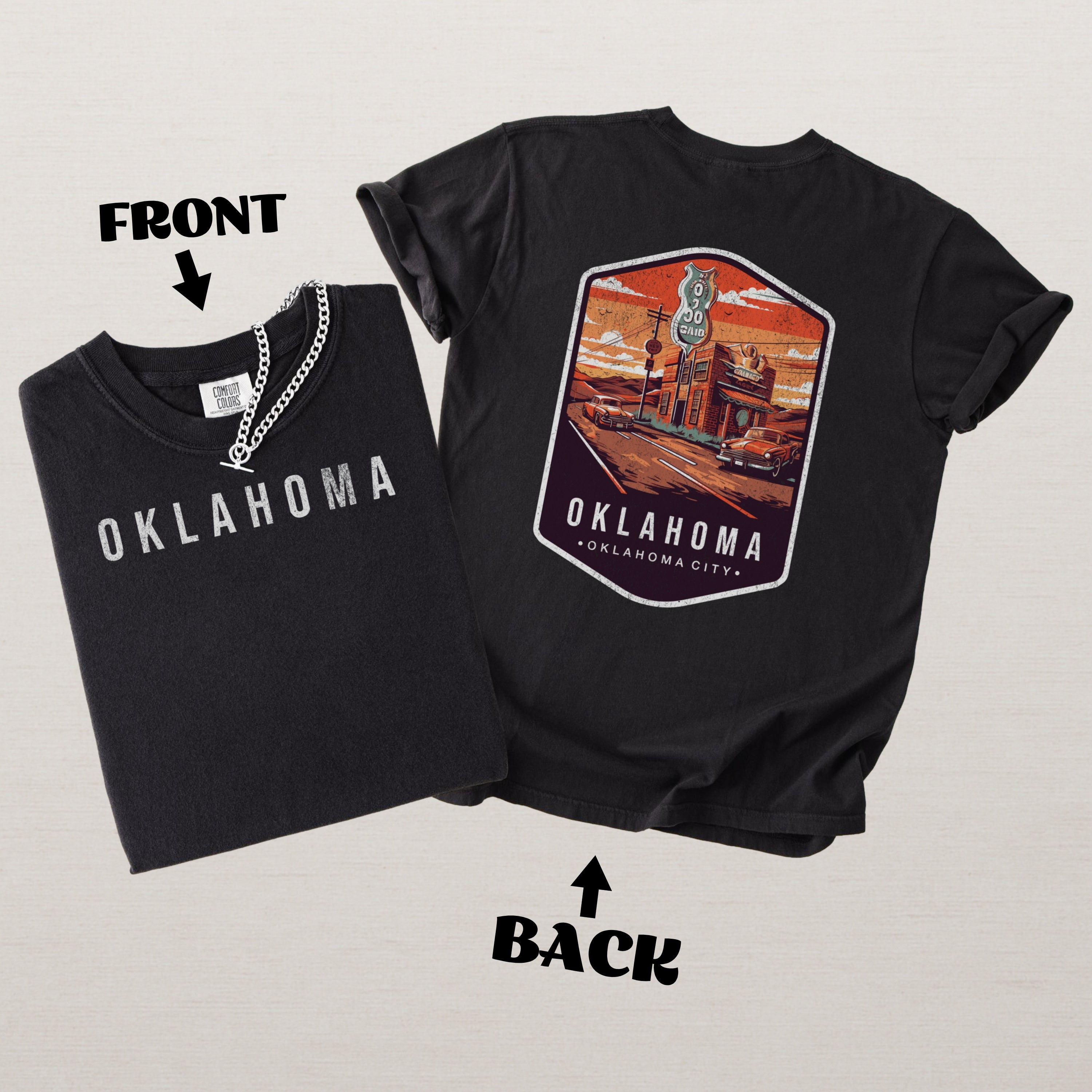Oklahoma Scenic Badge Shirt – Oklahoma City Edition
