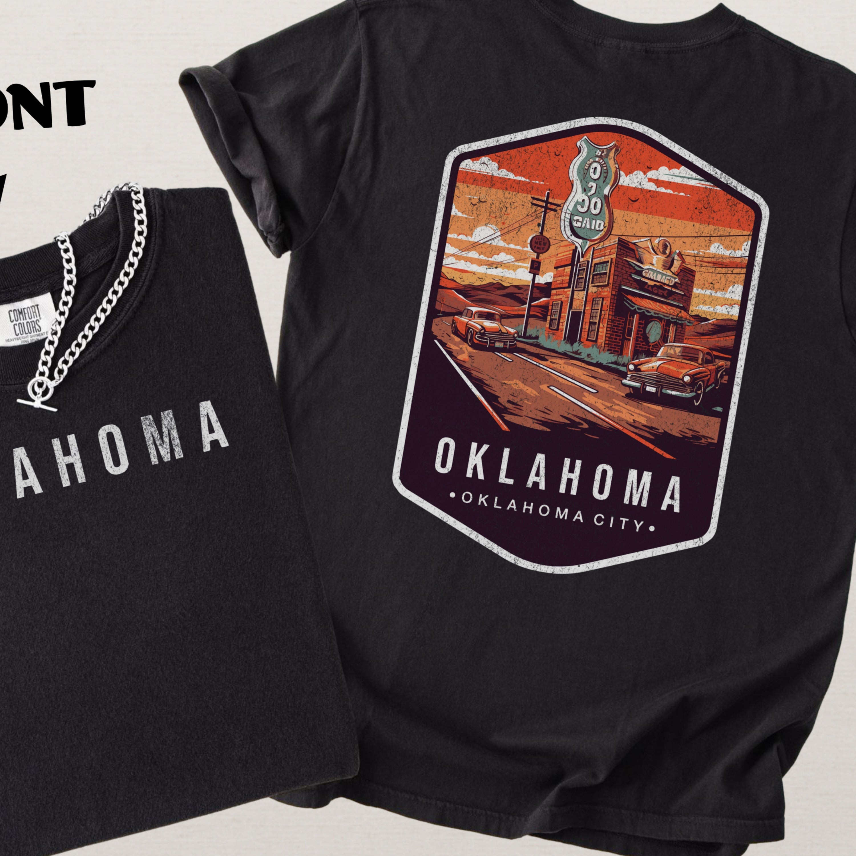 Oklahoma Scenic Badge Shirt – Oklahoma City Edition