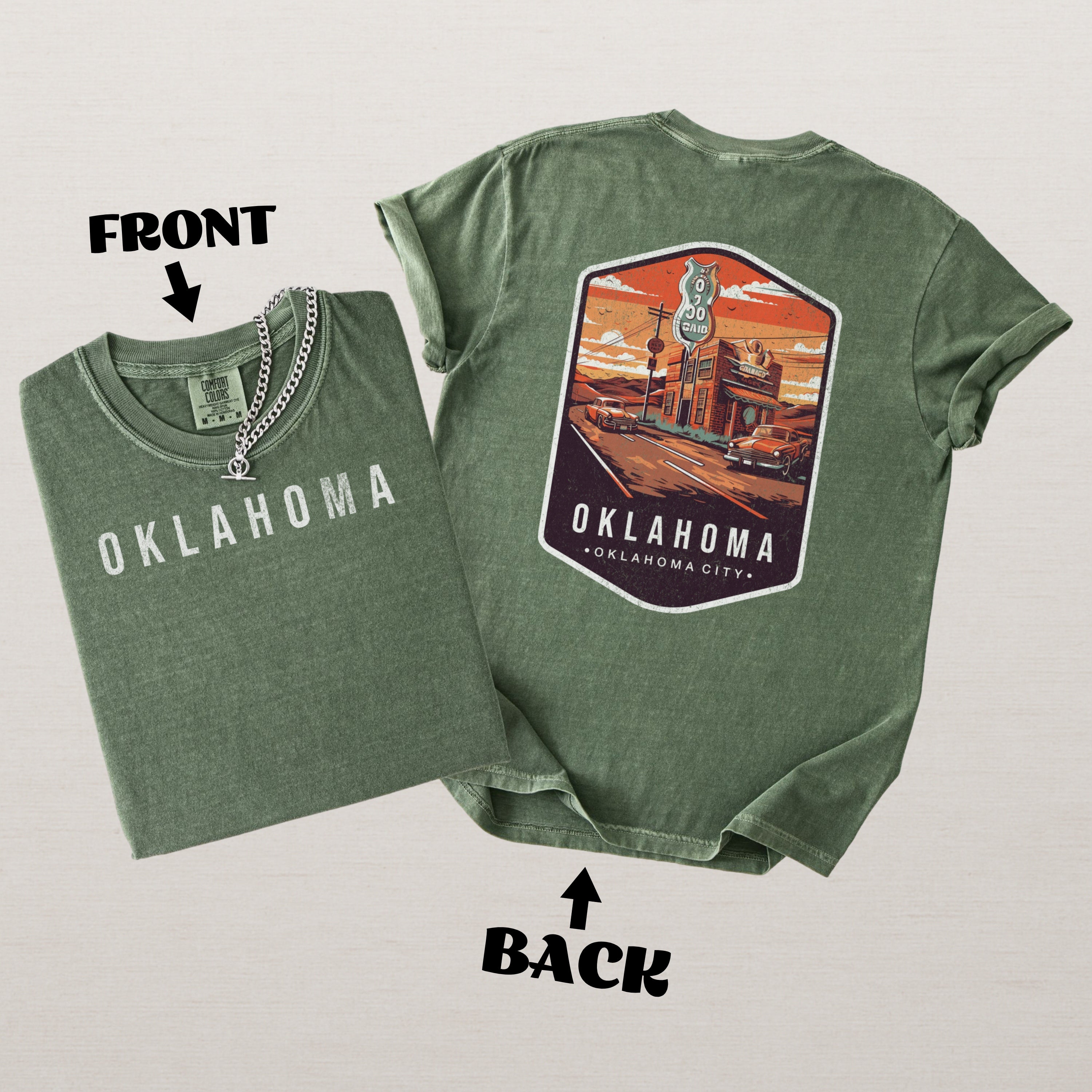 Oklahoma Scenic Badge Shirt – Oklahoma City Edition