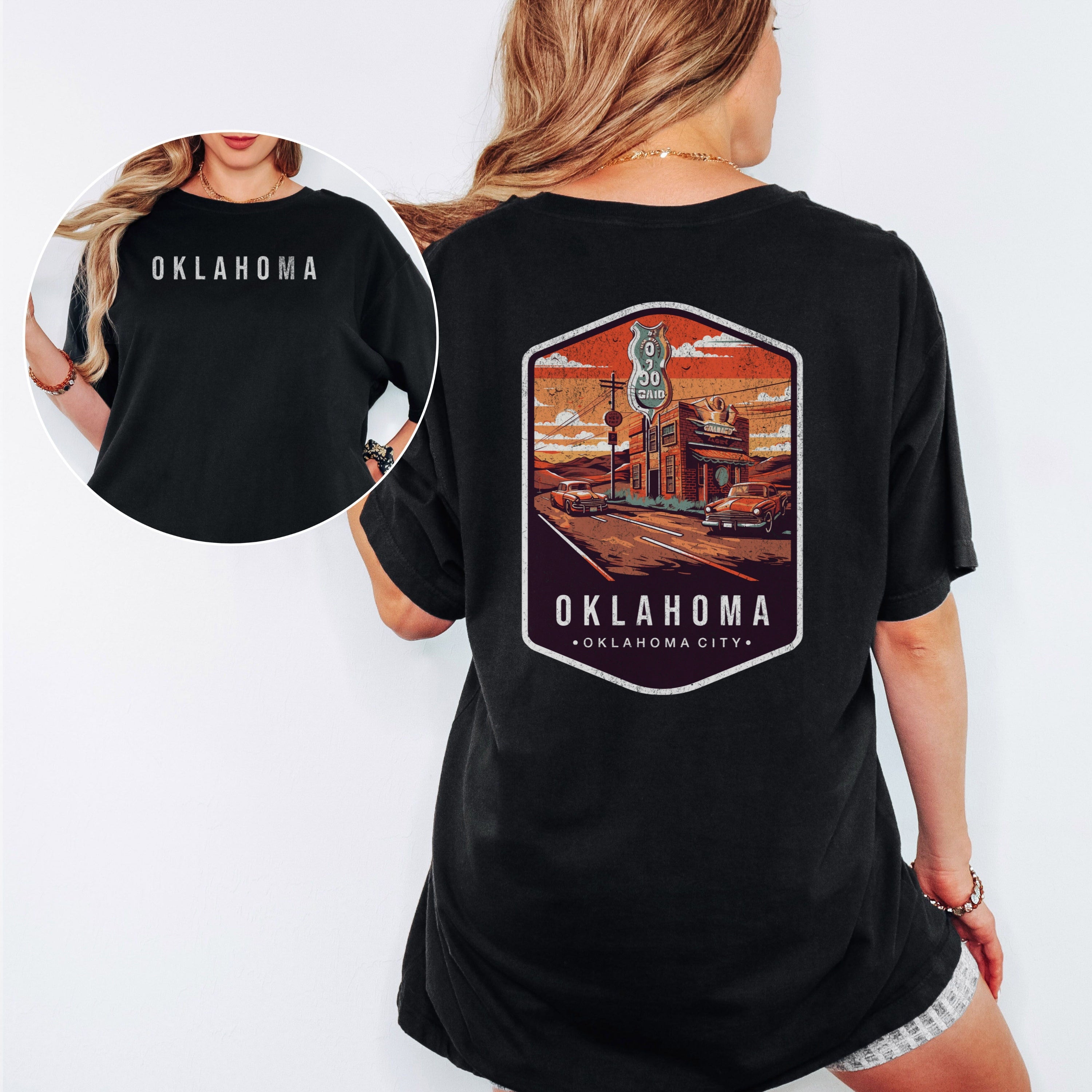 Oklahoma Scenic Badge Shirt – Oklahoma City Edition