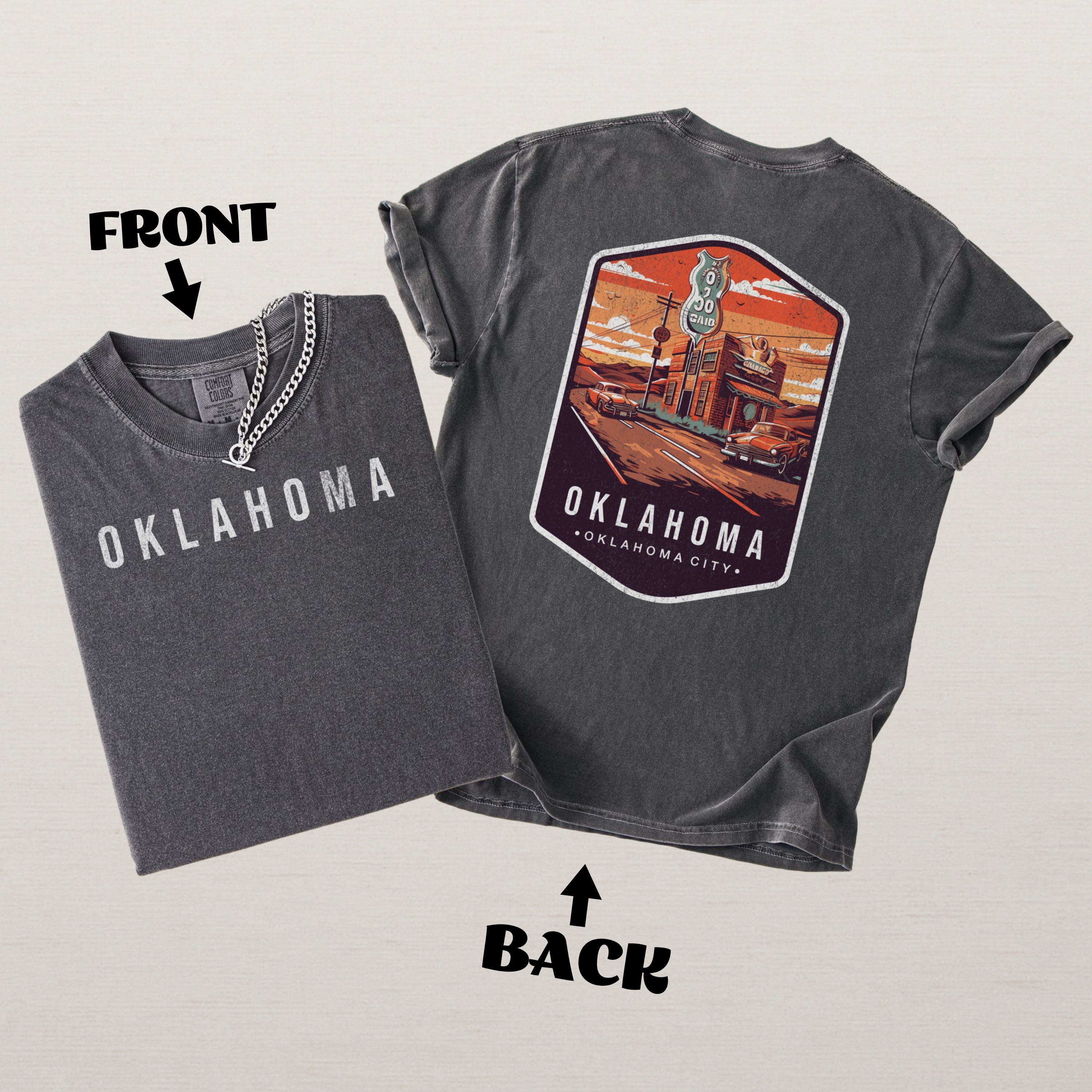 Oklahoma Scenic Badge Shirt – Oklahoma City Edition