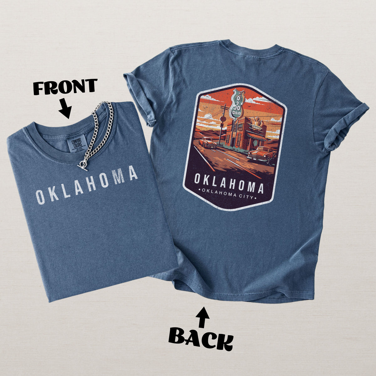 Oklahoma Scenic Badge Shirt – Oklahoma City Edition