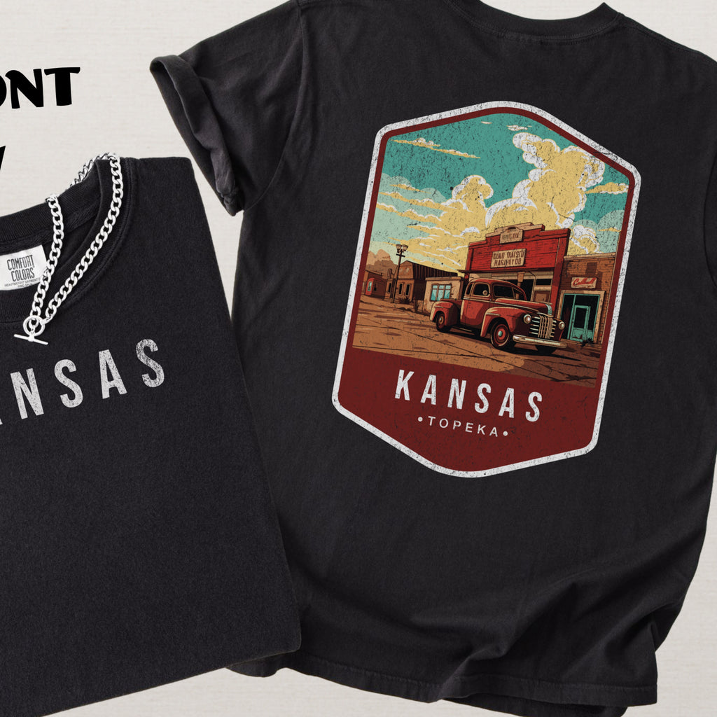 Kansas Scenic Badge Shirt – Topeka Edition