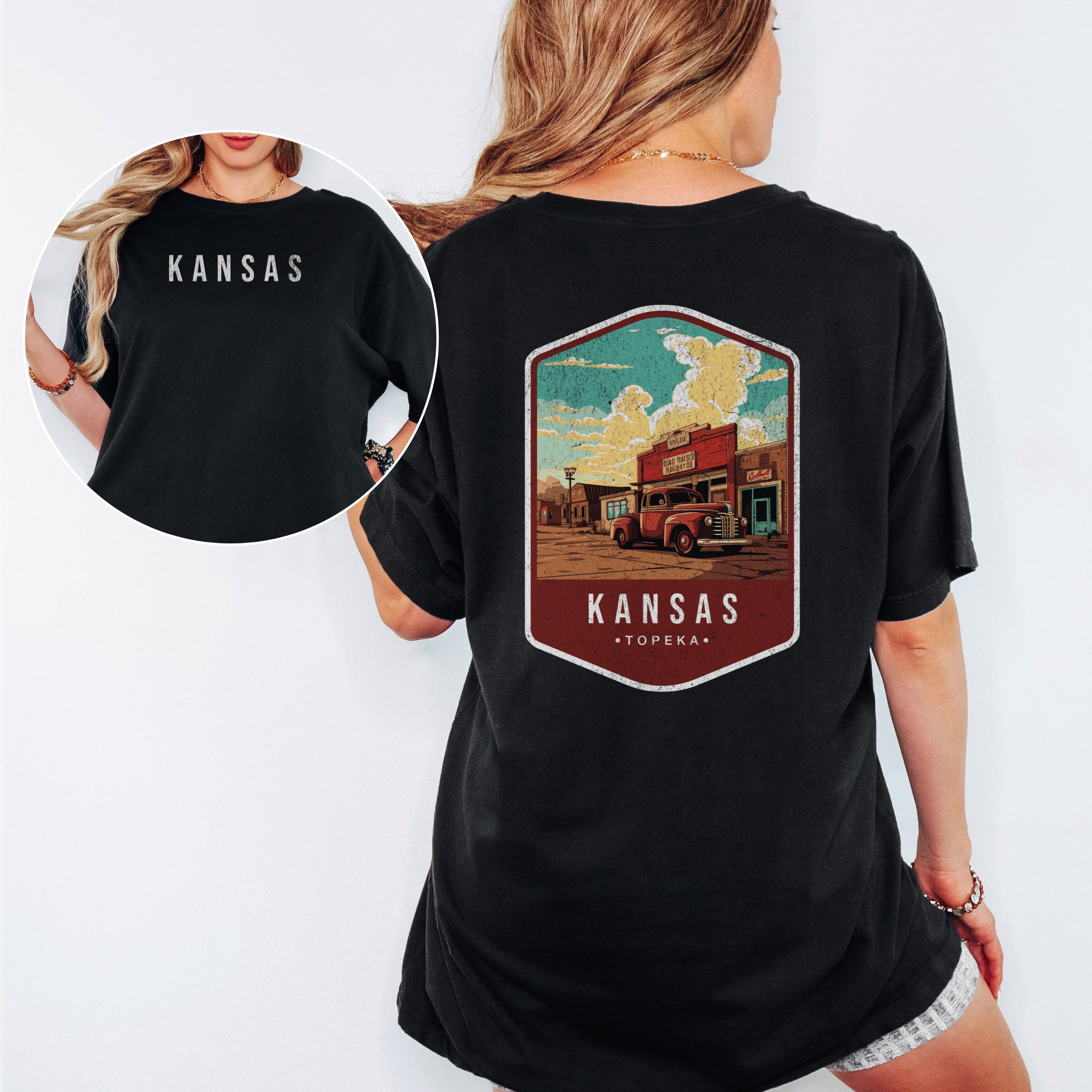 Kansas Scenic Badge Shirt – Topeka Edition