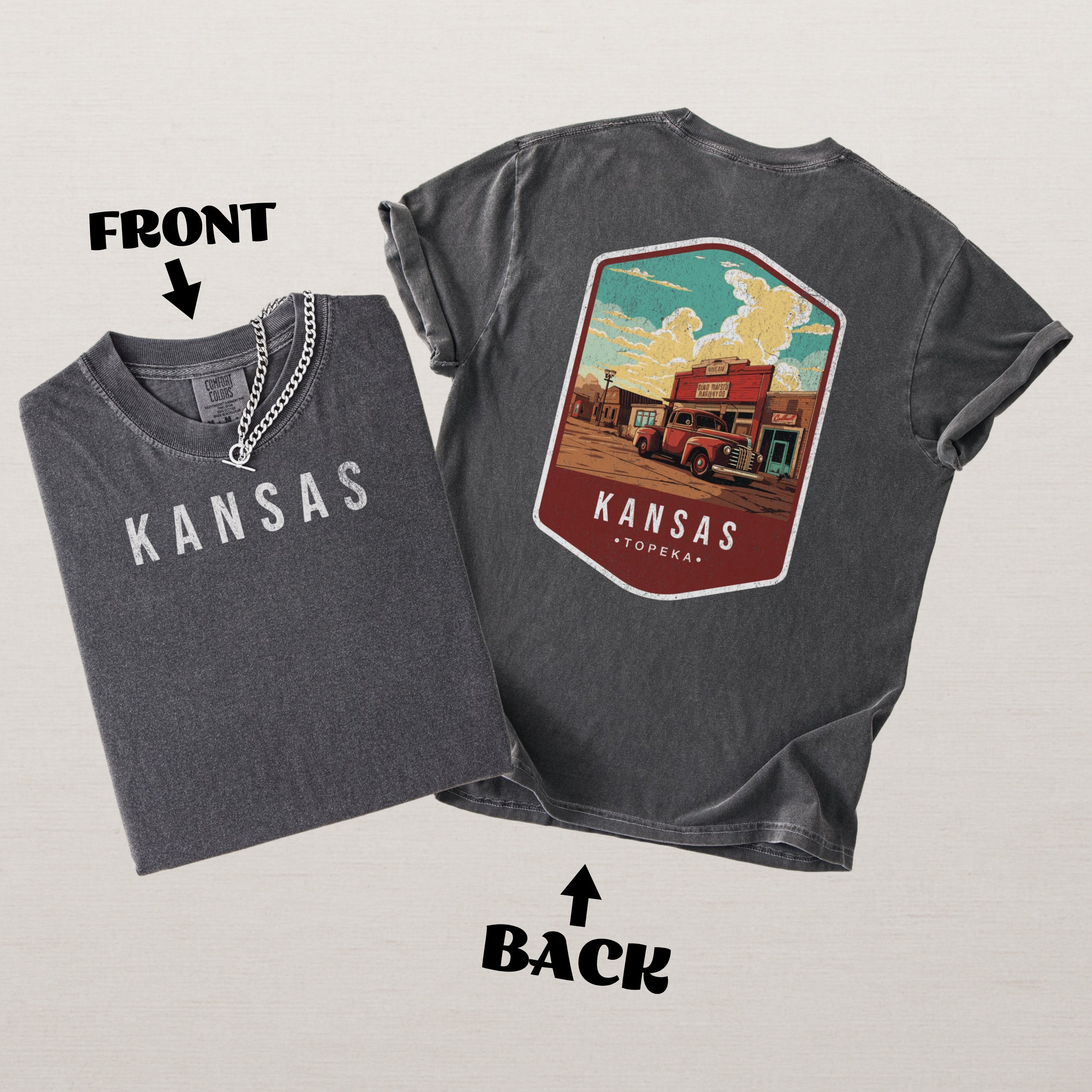 Kansas Scenic Badge Shirt – Topeka Edition