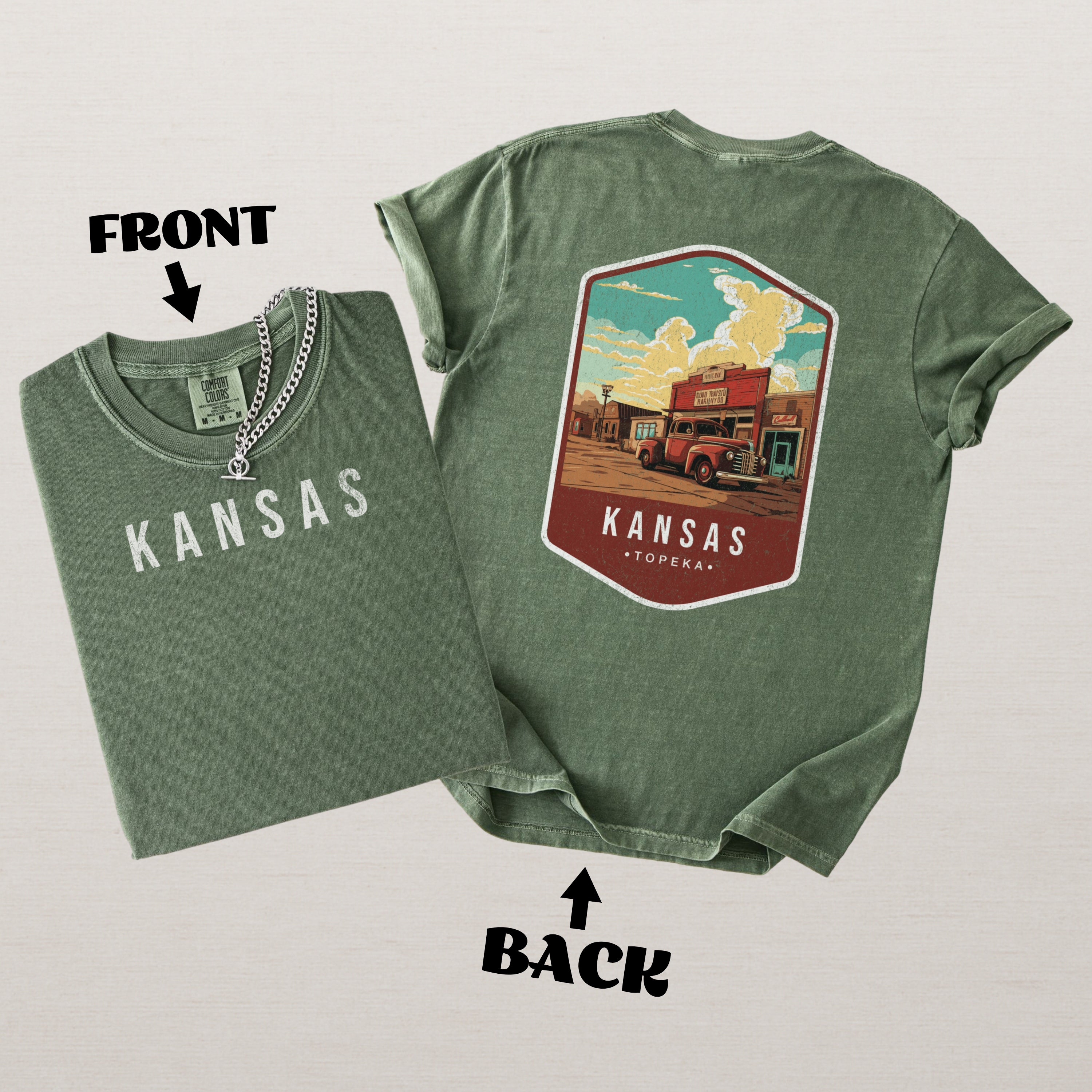 Kansas Scenic Badge Shirt – Topeka Edition