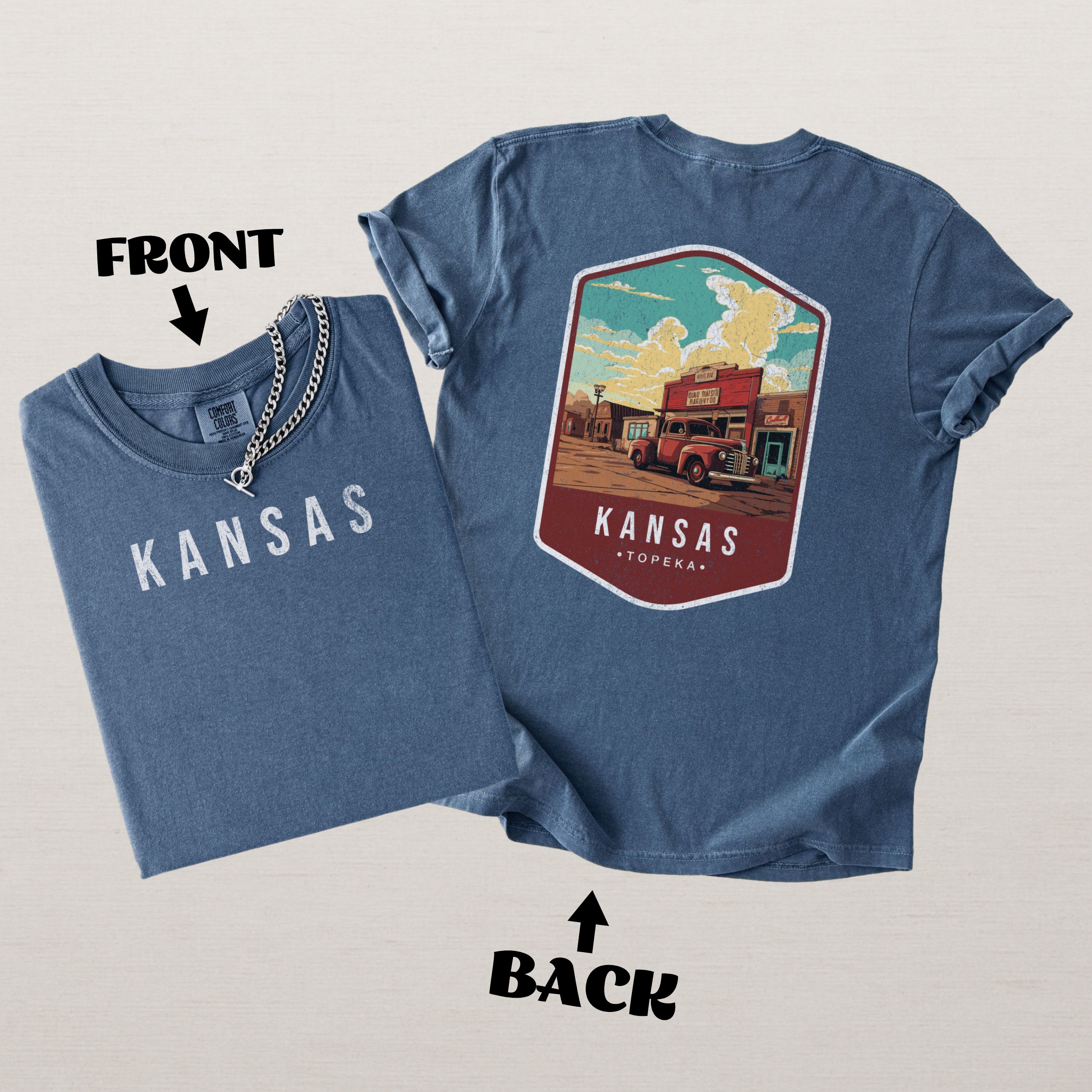 Kansas Scenic Badge Shirt – Topeka Edition