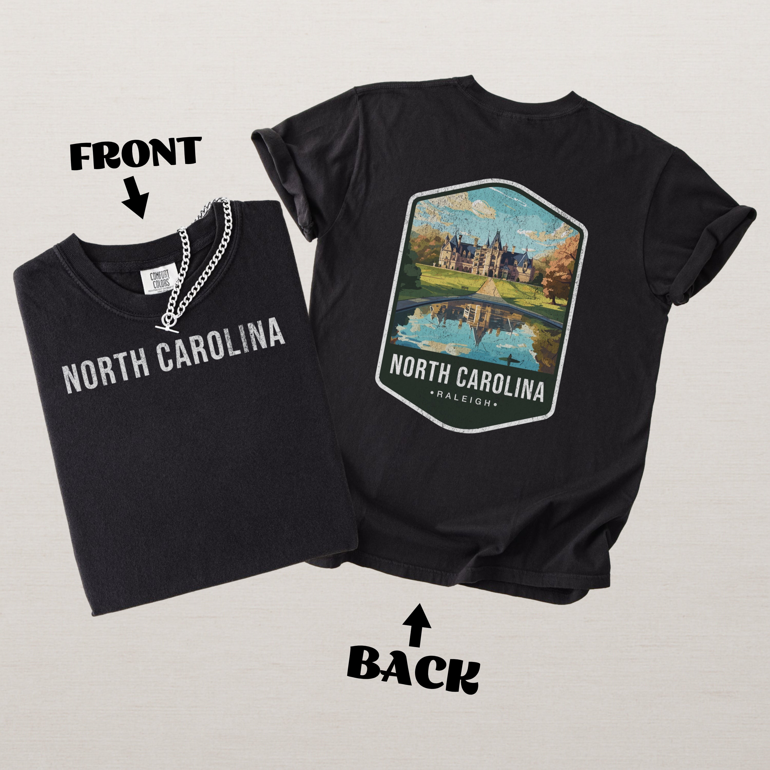 North Carolina Scenic Badge Shirt – Raleigh Edition