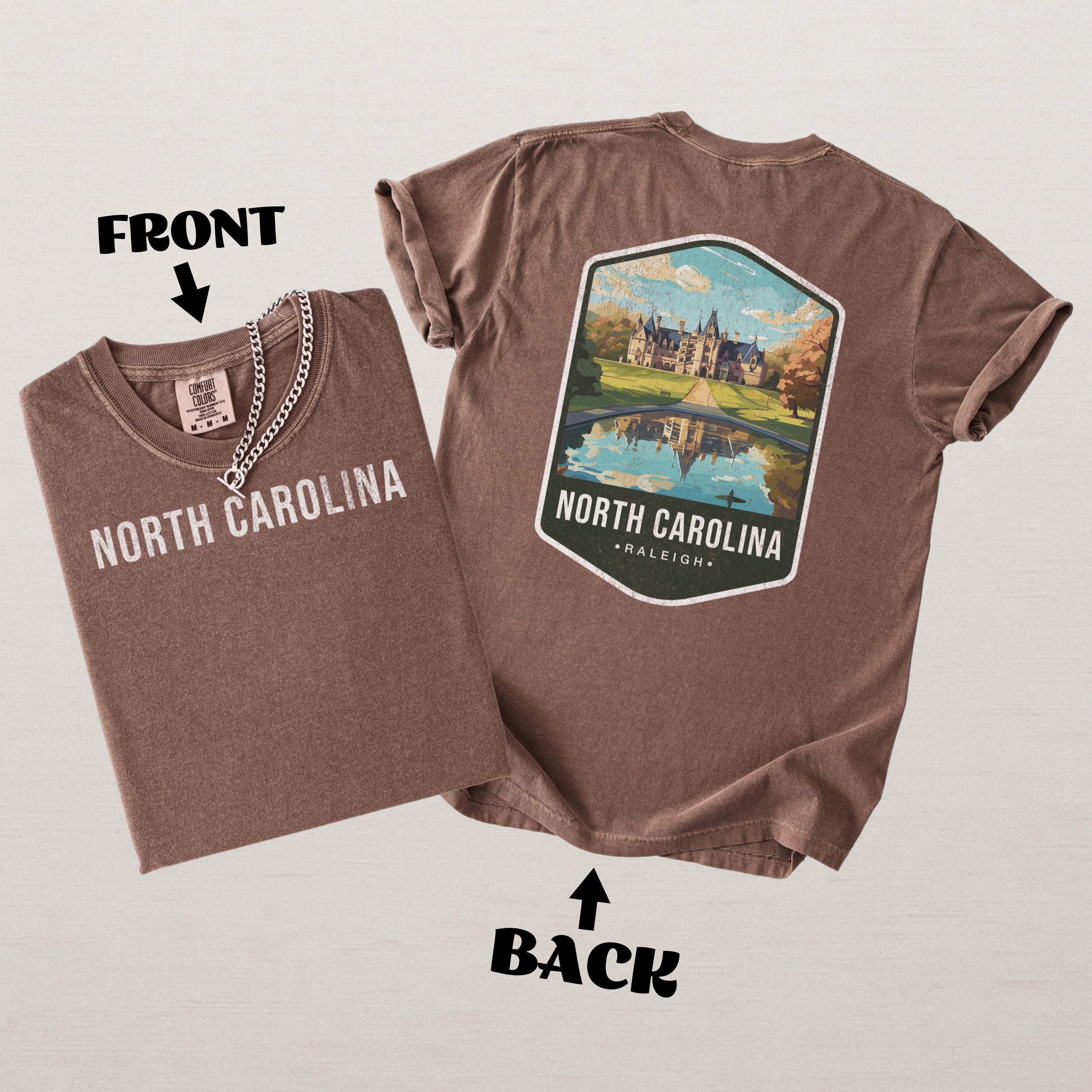 North Carolina Scenic Badge Shirt – Raleigh Edition