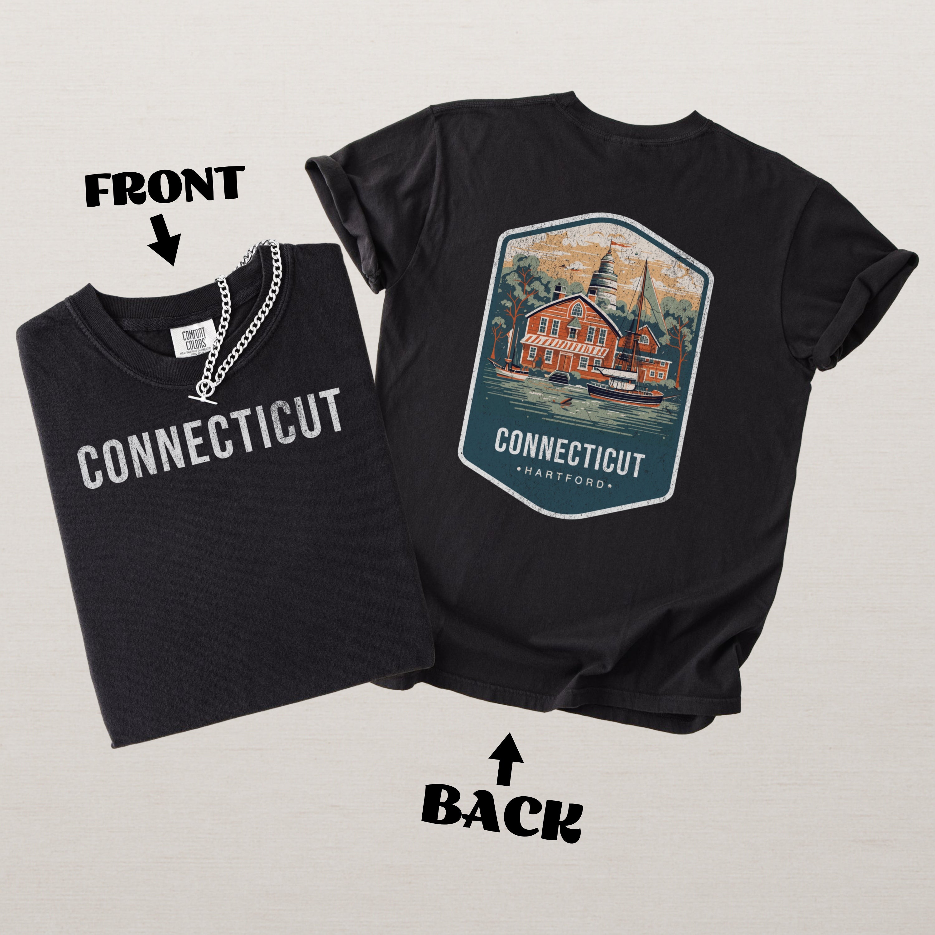 Connecticut Scenic Badge Shirt – Hartford Edition