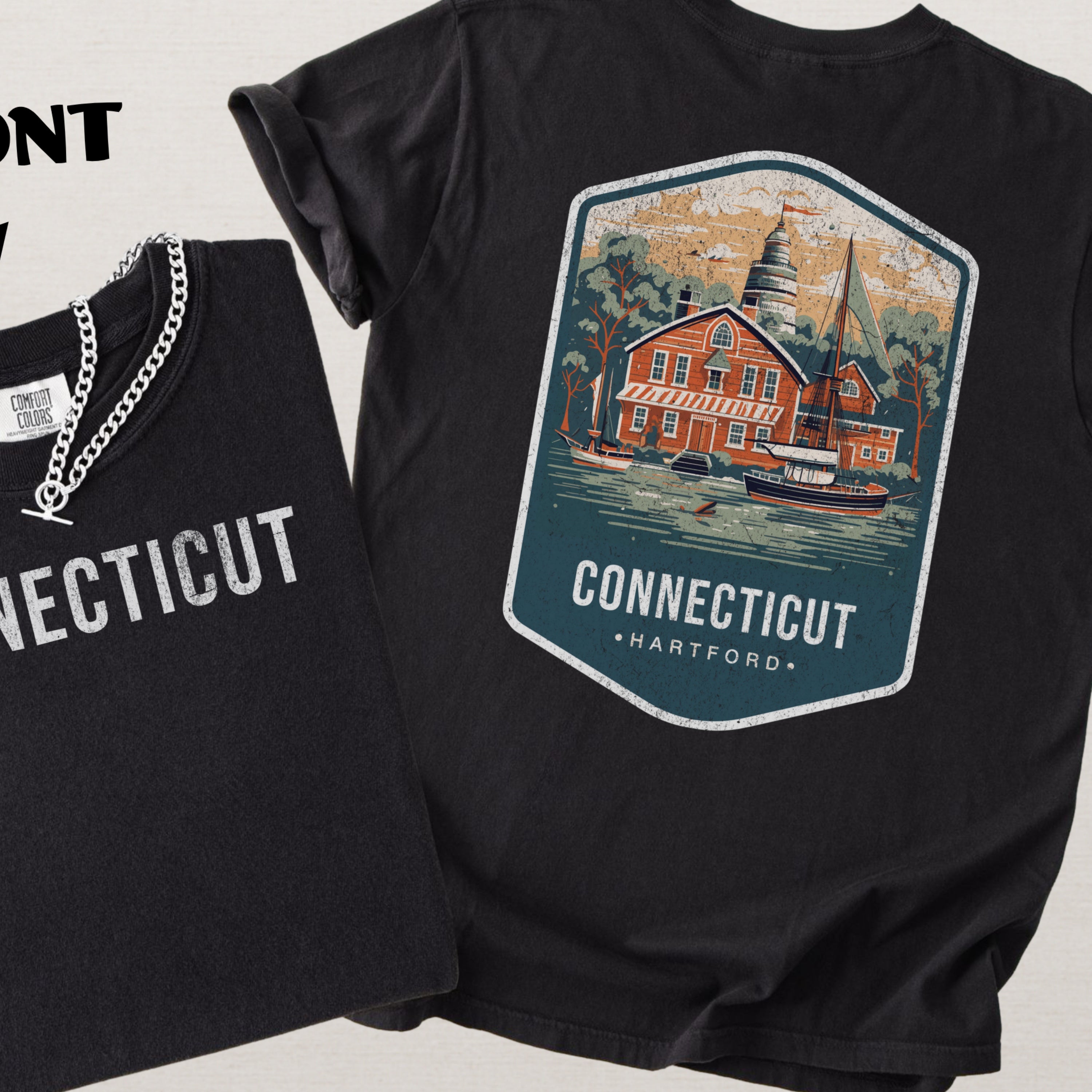 Connecticut Scenic Badge Shirt – Hartford Edition