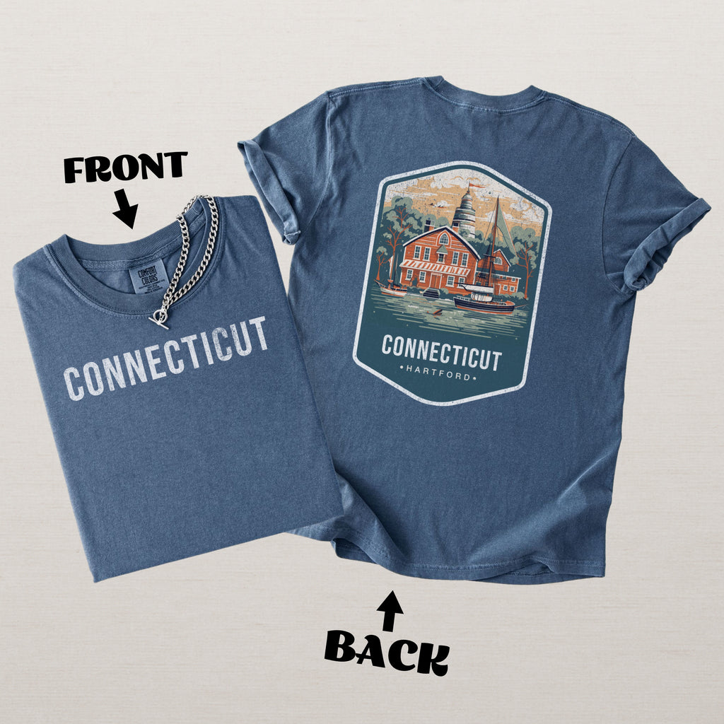 Connecticut Scenic Badge Shirt – Hartford Edition