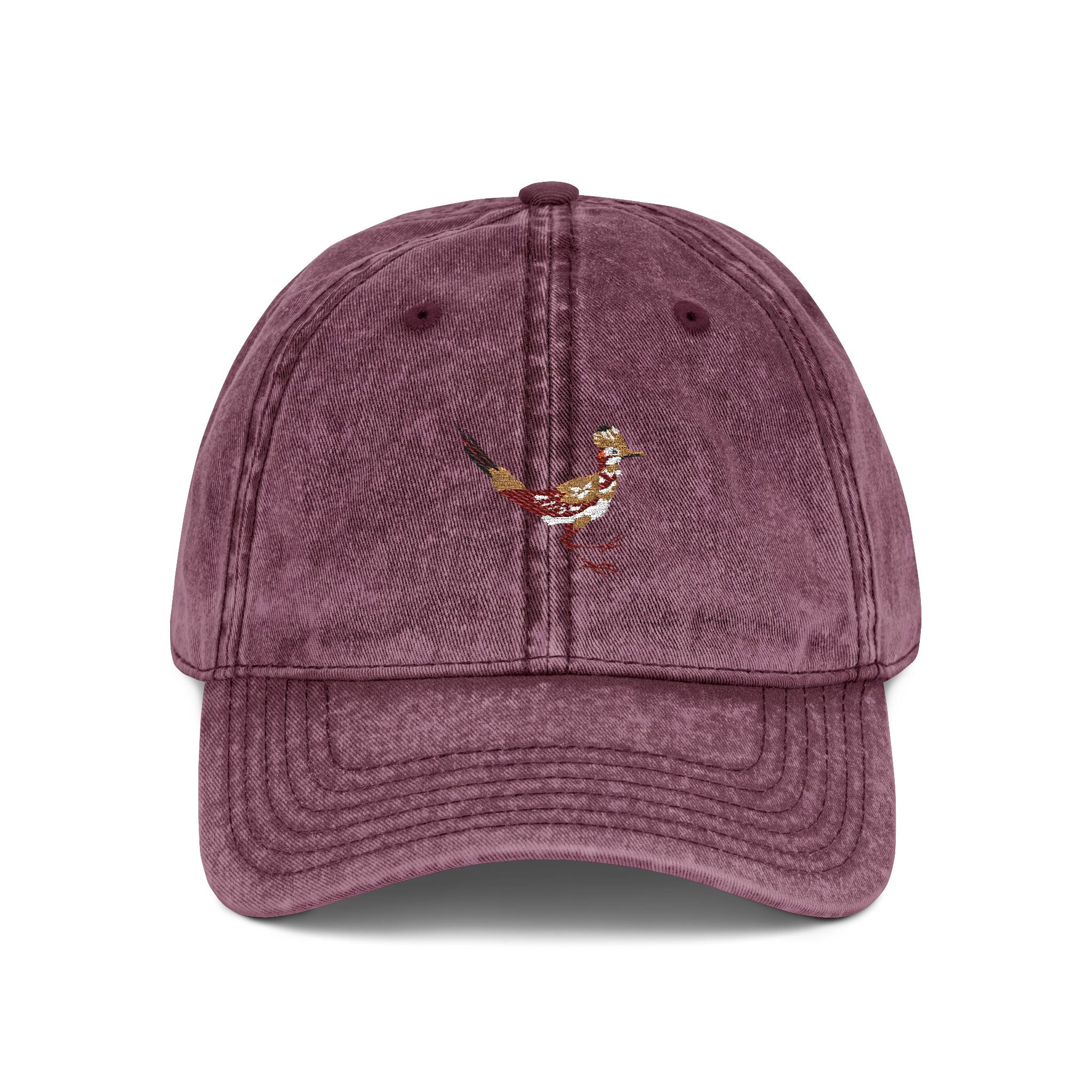New Mexico Roadrunner State Bird | Vintage Distressed Embroidered Baseball Cap