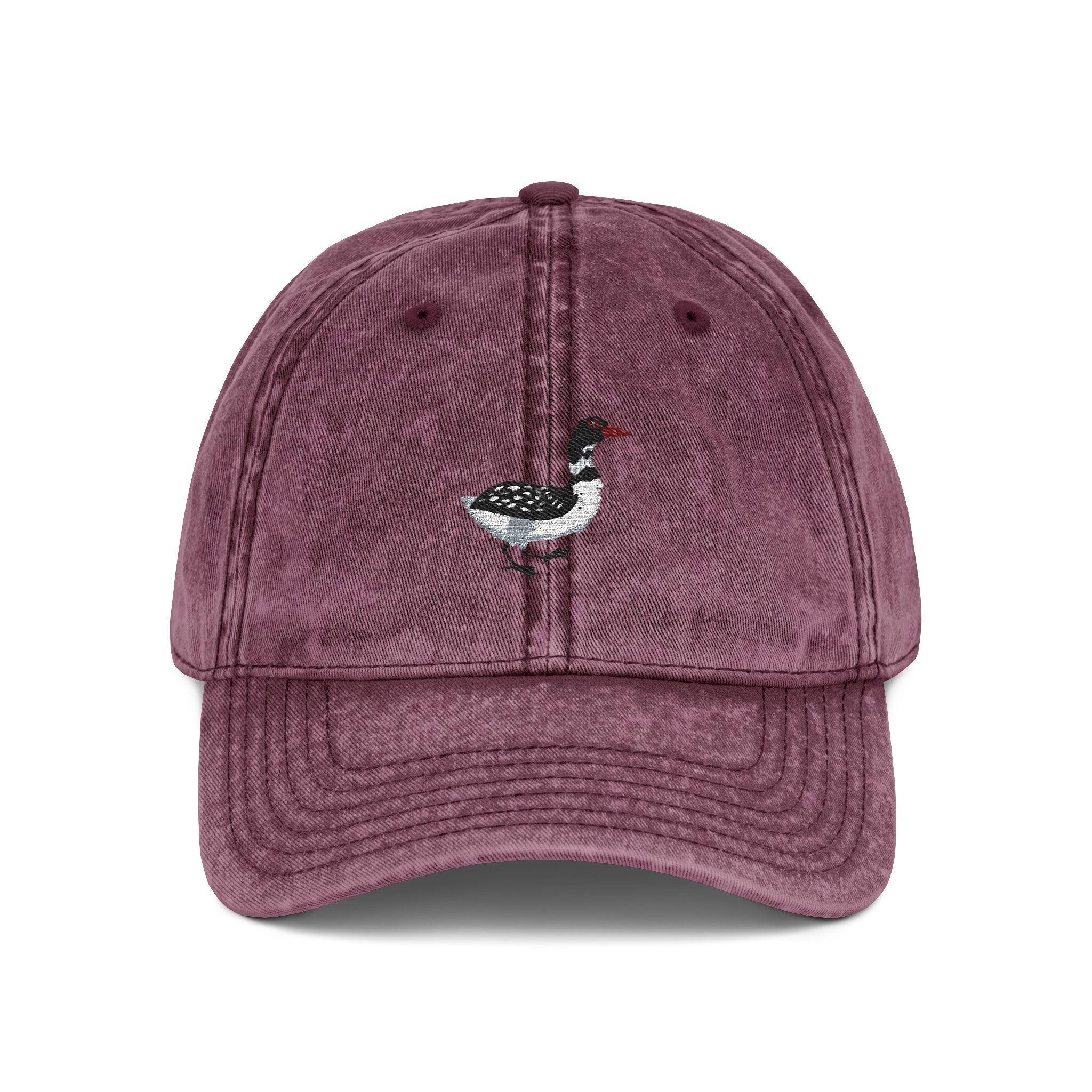Minnesota Common Loon State Bird | Vintage Distressed Embroidered Baseball Cap