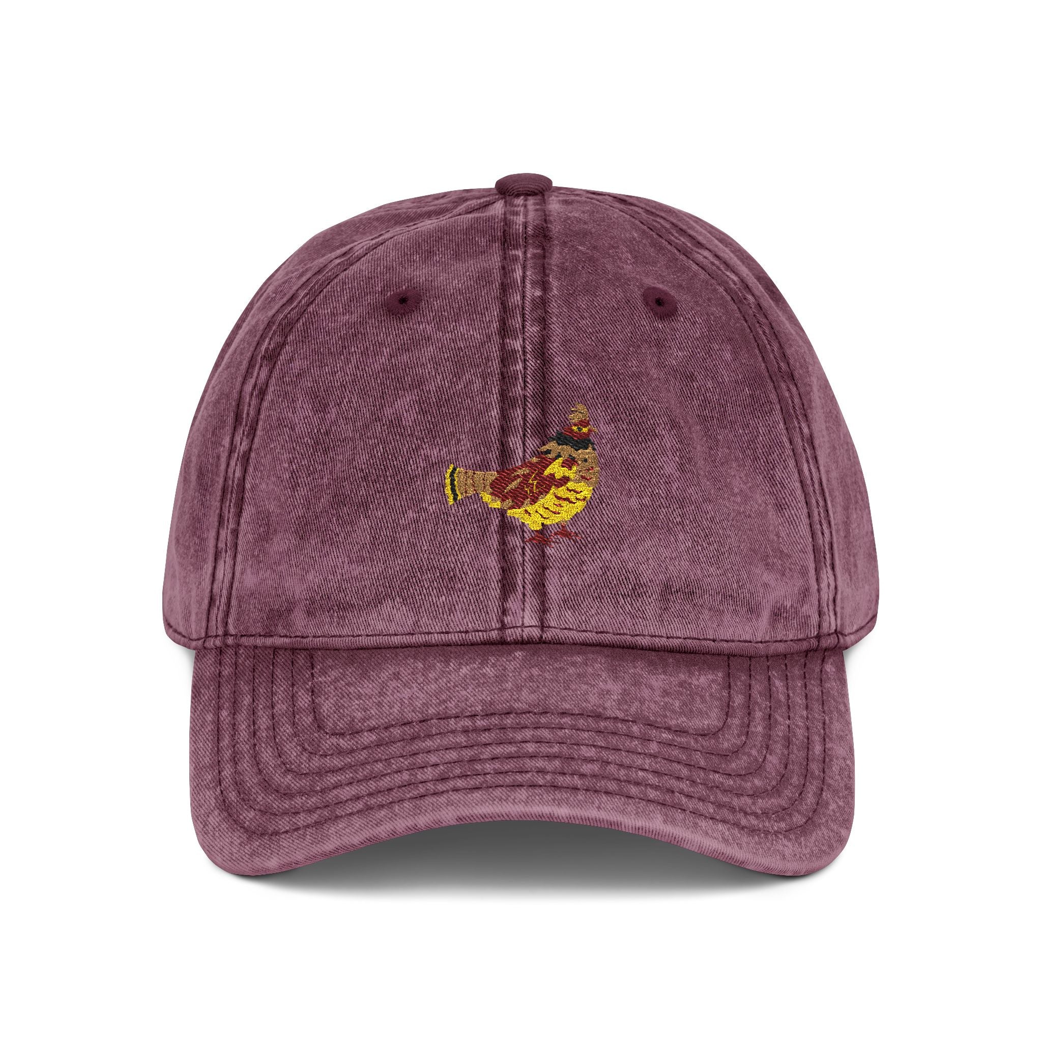 Pennsylvania Ruffed Grouse State Bird | Vintage Distressed Embroidered Baseball Cap