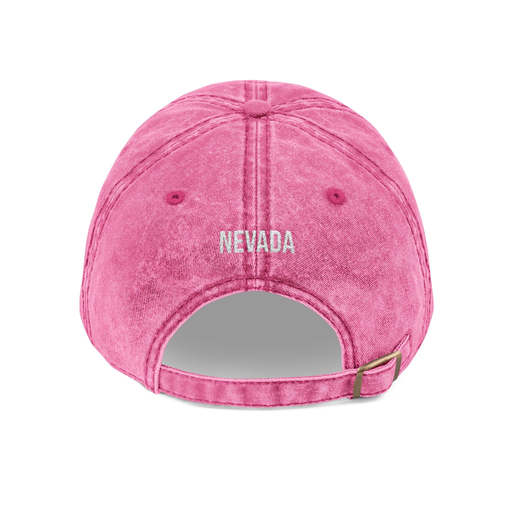 Nevada Mountain Bluebird State Bird | Vintage Distressed Embroidered Baseball Cap