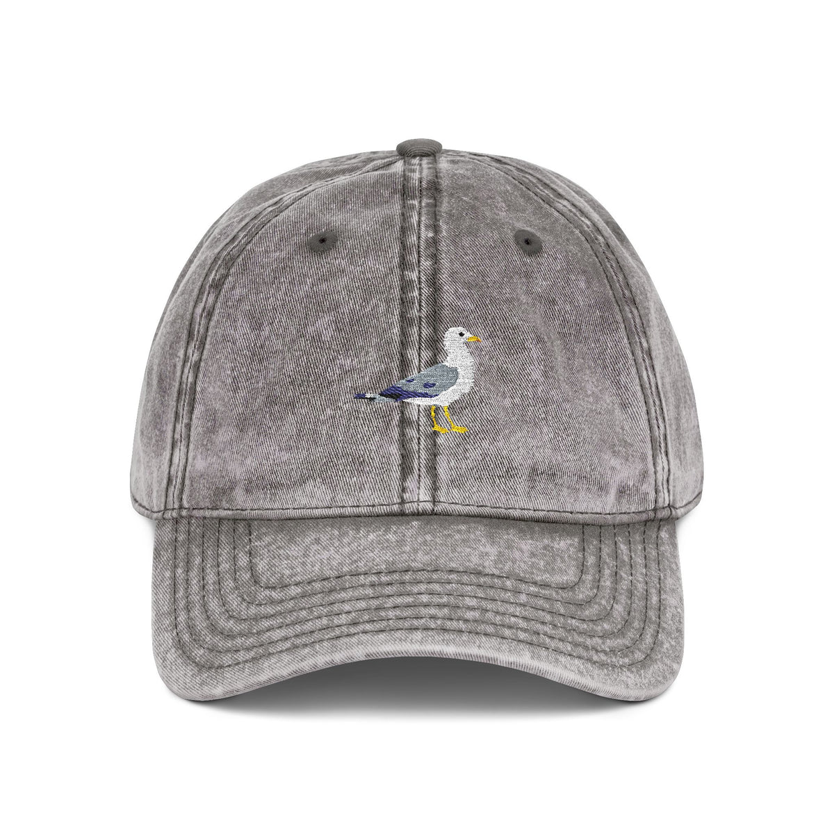 Utah California Gull State Bird | Vintage Distressed Embroidered Baseball Cap