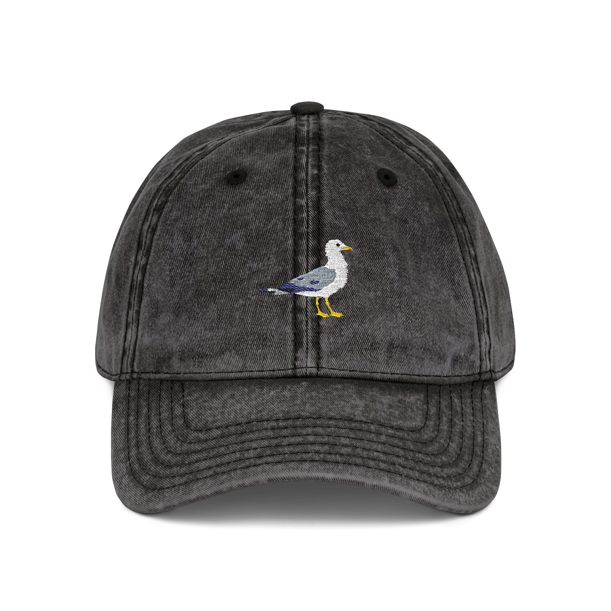 Utah California Gull State Bird | Vintage Distressed Embroidered Baseball Cap