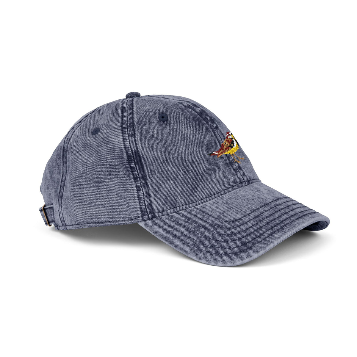 Oregon Western Meadowlark State Bird | Vintage Distressed Embroidered Baseball Cap