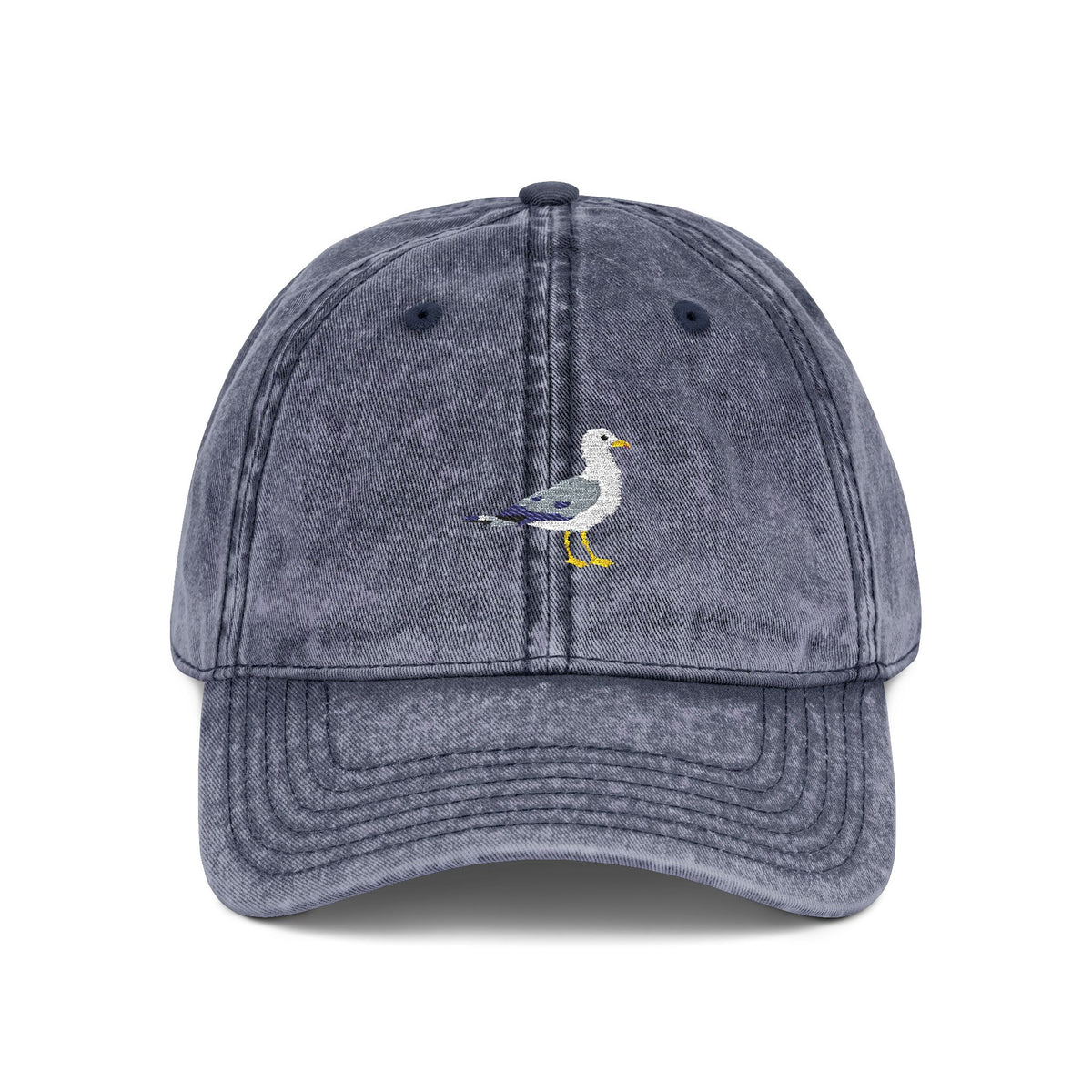 Utah California Gull State Bird | Vintage Distressed Embroidered Baseball Cap