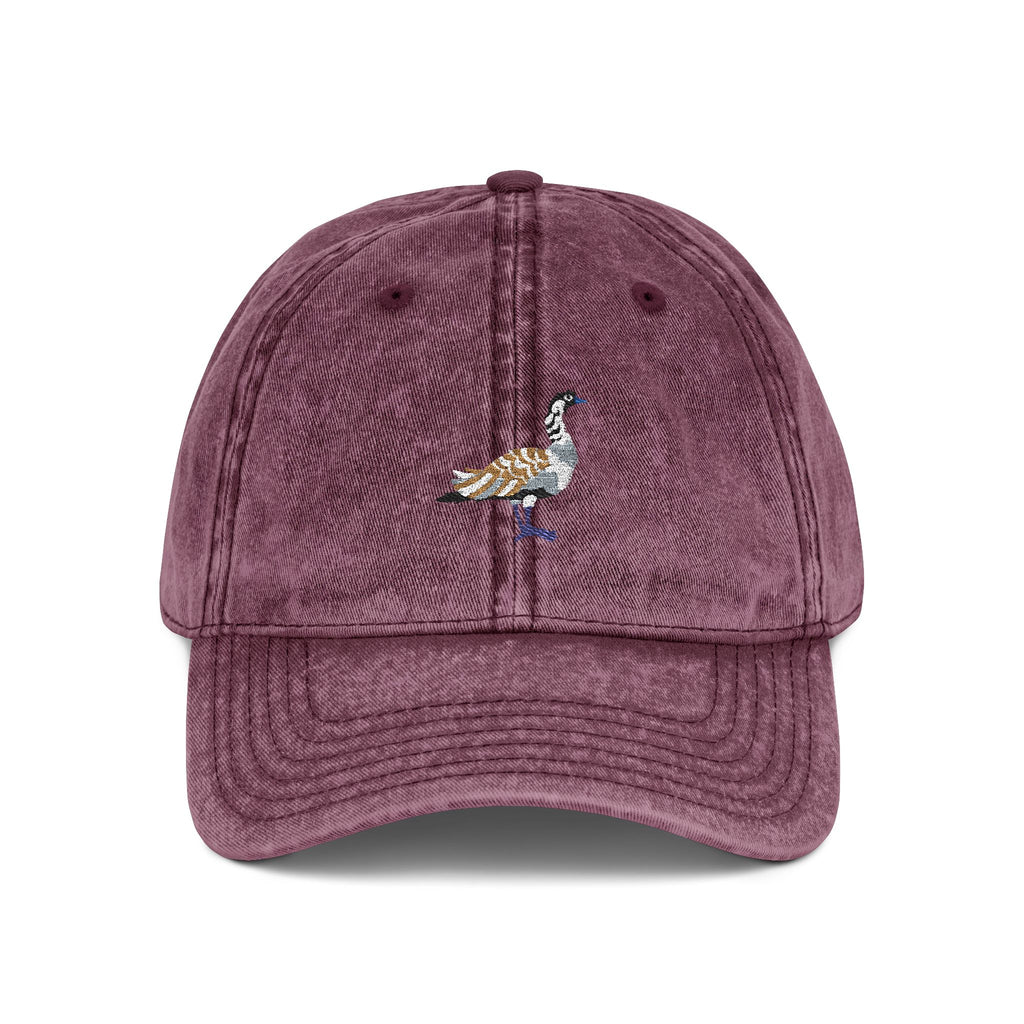 Hawaii Hawaiian Goose State Bird | Vintage Distressed Embroidered Baseball Cap