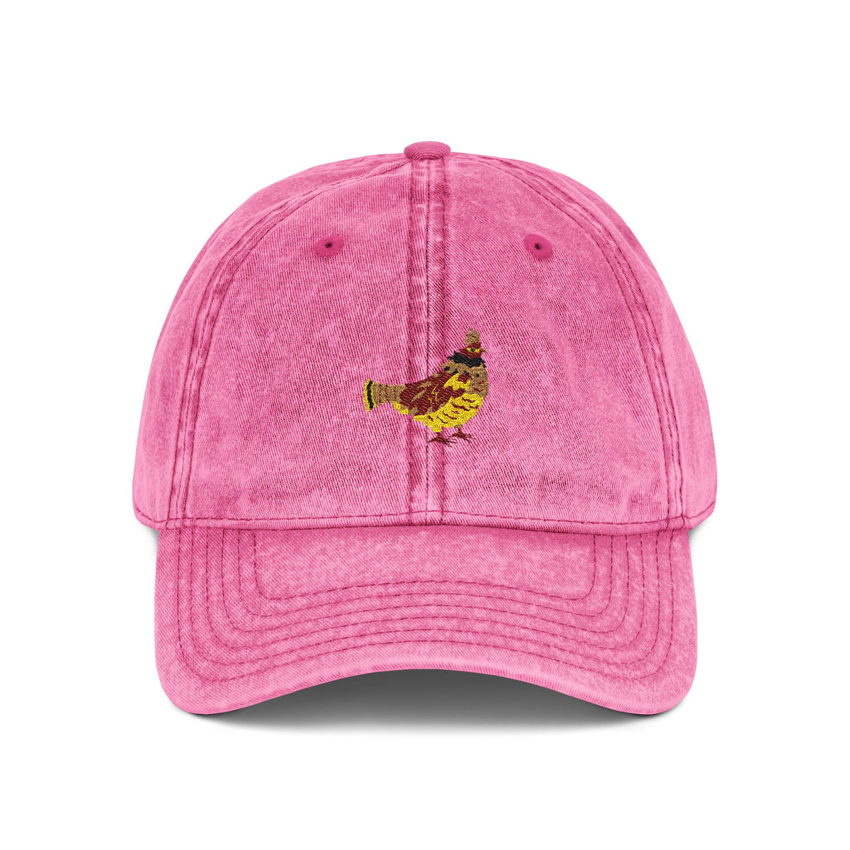 Pennsylvania Ruffed Grouse State Bird | Vintage Distressed Embroidered Baseball Cap