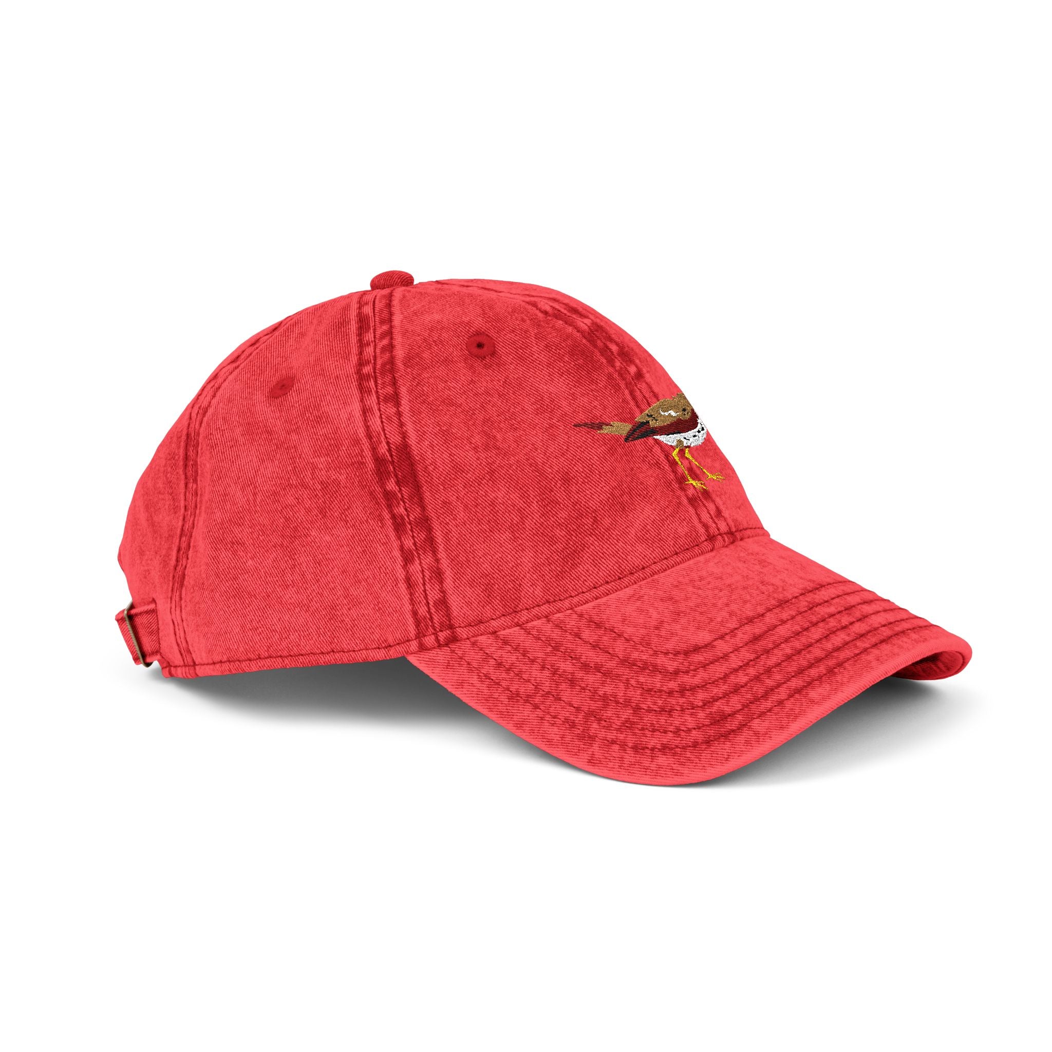Vermont Hermit Thrush State Bird | Vintage Distressed Embroidered Baseball Cap